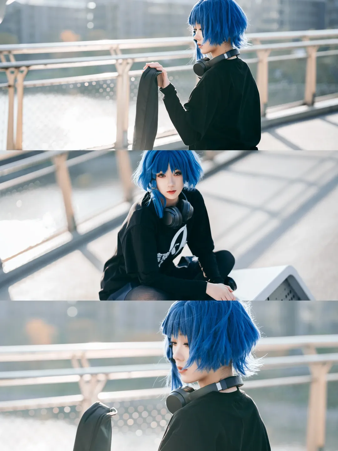 コスプレ撮影, ベーシスト, ぼっち・ざ・ろっく！, 山田リョウ コスプレ, 大運河公園 - 3枚目