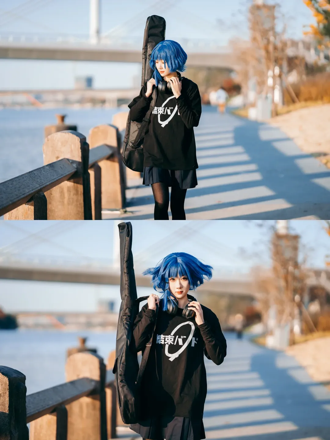 cosplay正片, 贝斯手, 孤独摇滚, 山田凉cos, 大运河公园