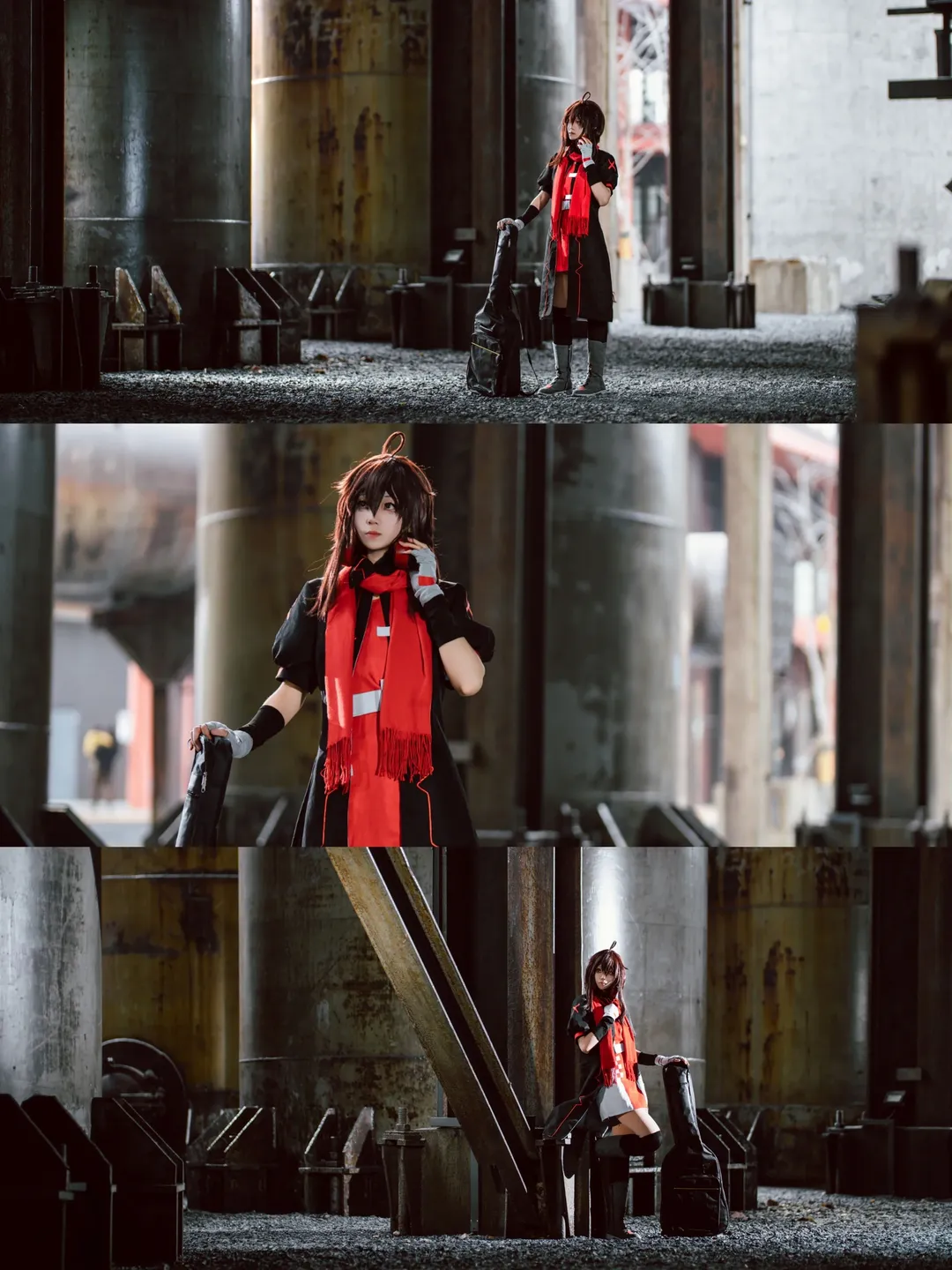 工业风摄影, cosplay正片, 乐正绫cos, 末世歌者, 杭钢废墟 - 第1张
