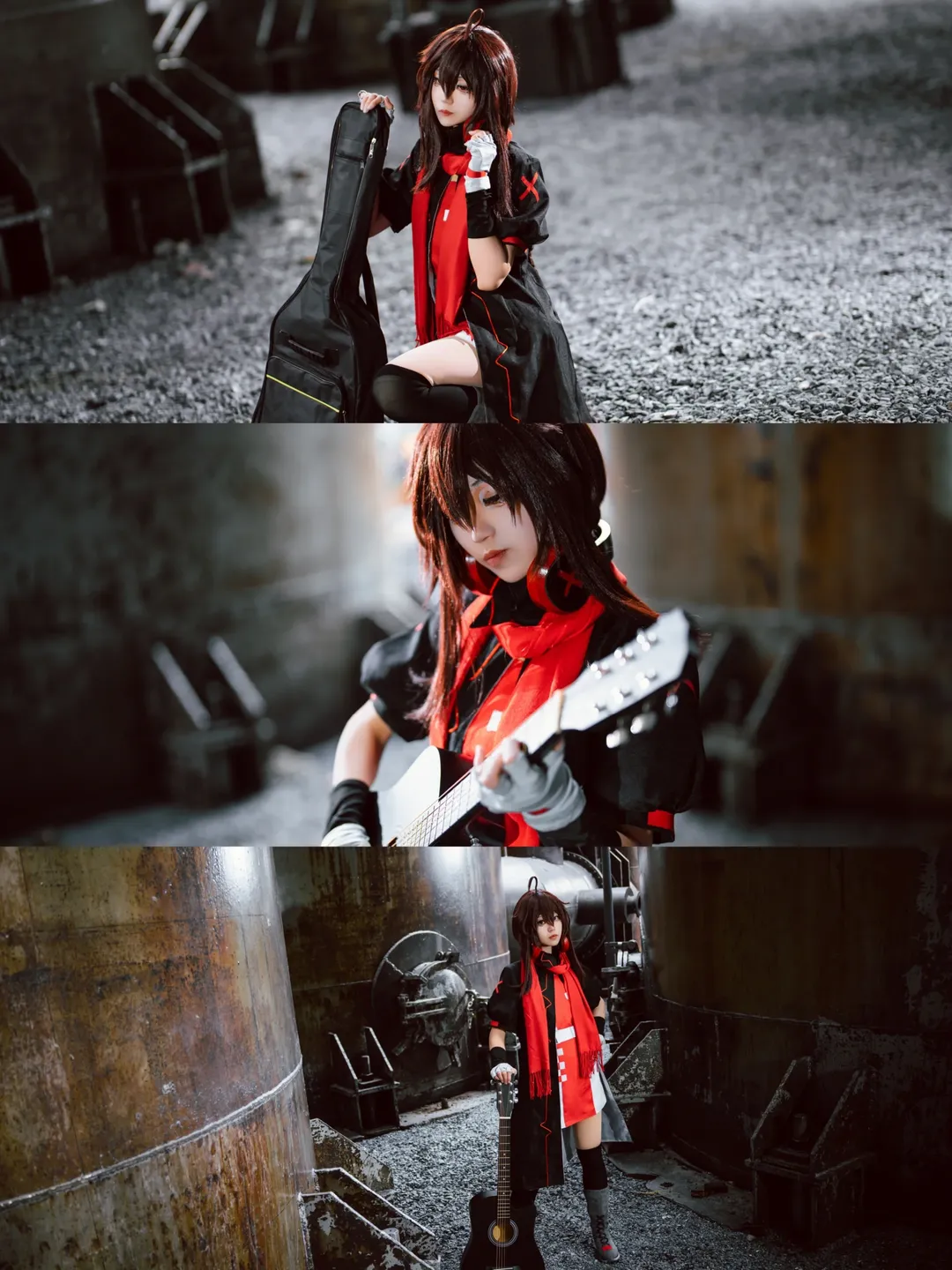 工业风摄影, cosplay正片, 乐正绫cos, 末世歌者, 杭钢废墟 - 第2张