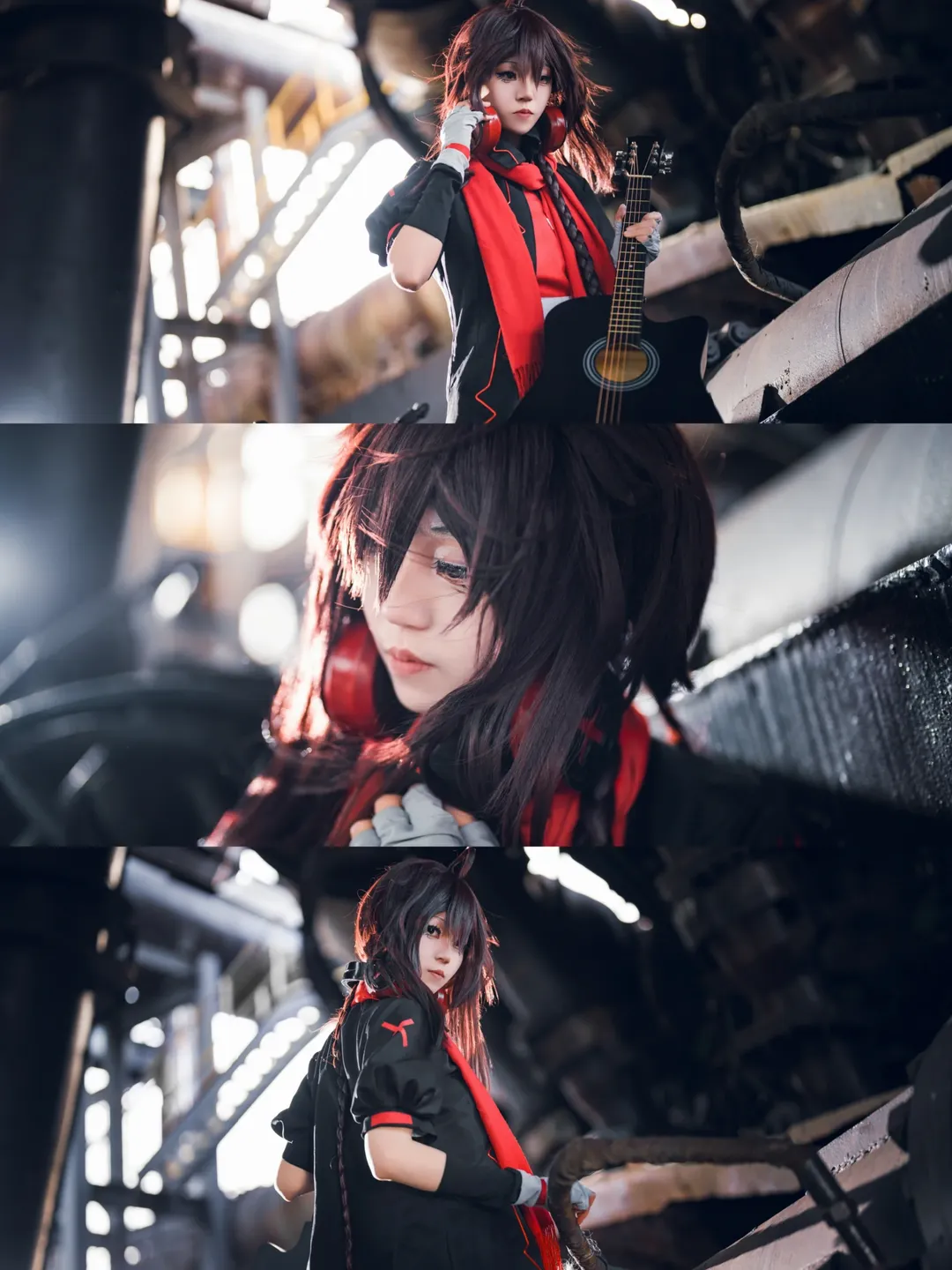 工业风摄影, cosplay正片, 乐正绫cos, 末世歌者, 杭钢废墟 - 第3张