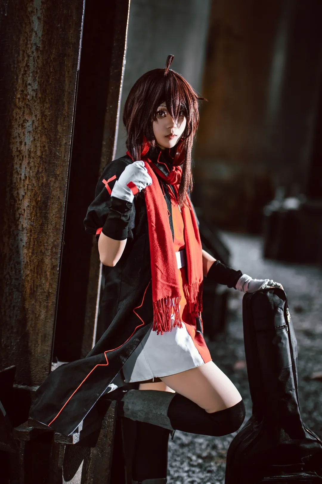 工业风摄影, cosplay正片, 乐正绫cos, 末世歌者, 杭钢废墟 - 第8张