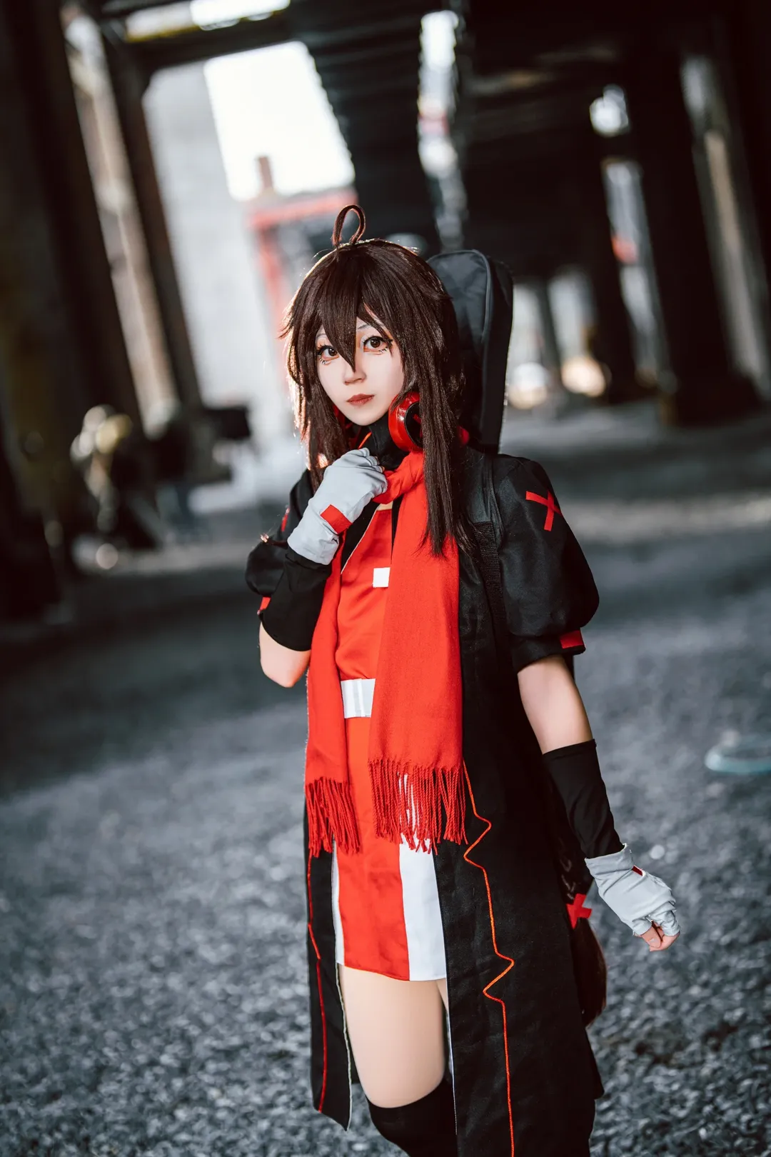 工业风摄影, cosplay正片, 乐正绫cos, 末世歌者, 杭钢废墟 - 第9张