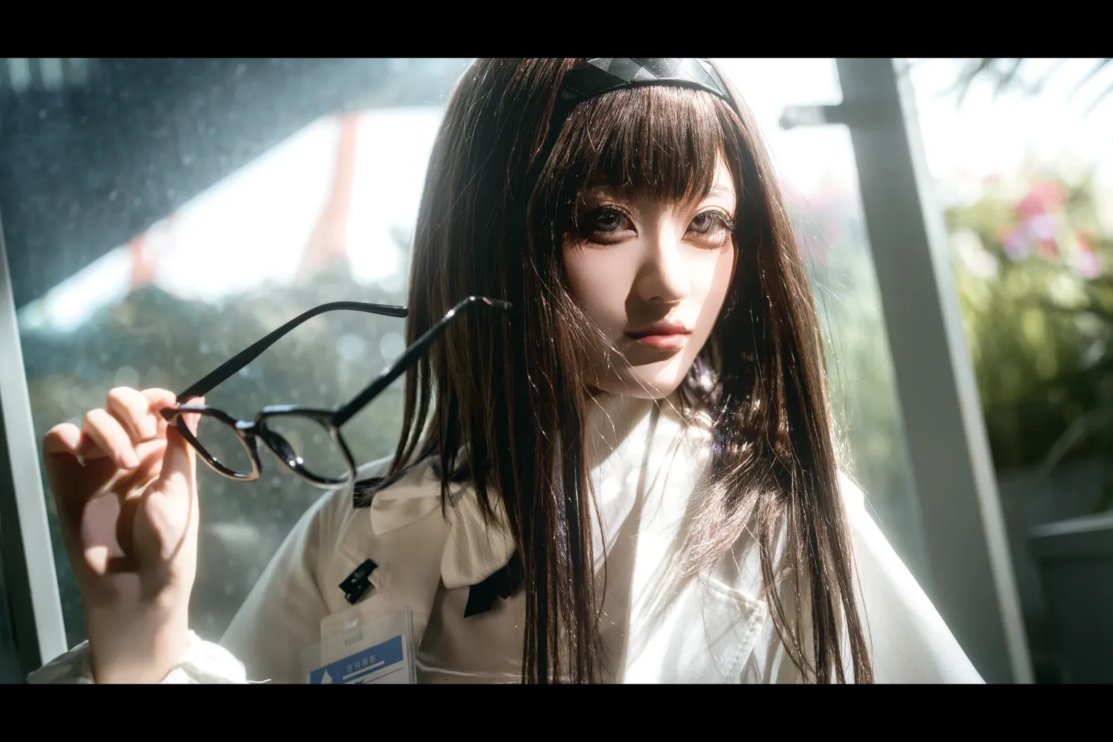明日方舟, cosplay正片, 普瑞賽斯cos, 綠之丘攝影, 賽博女鬼