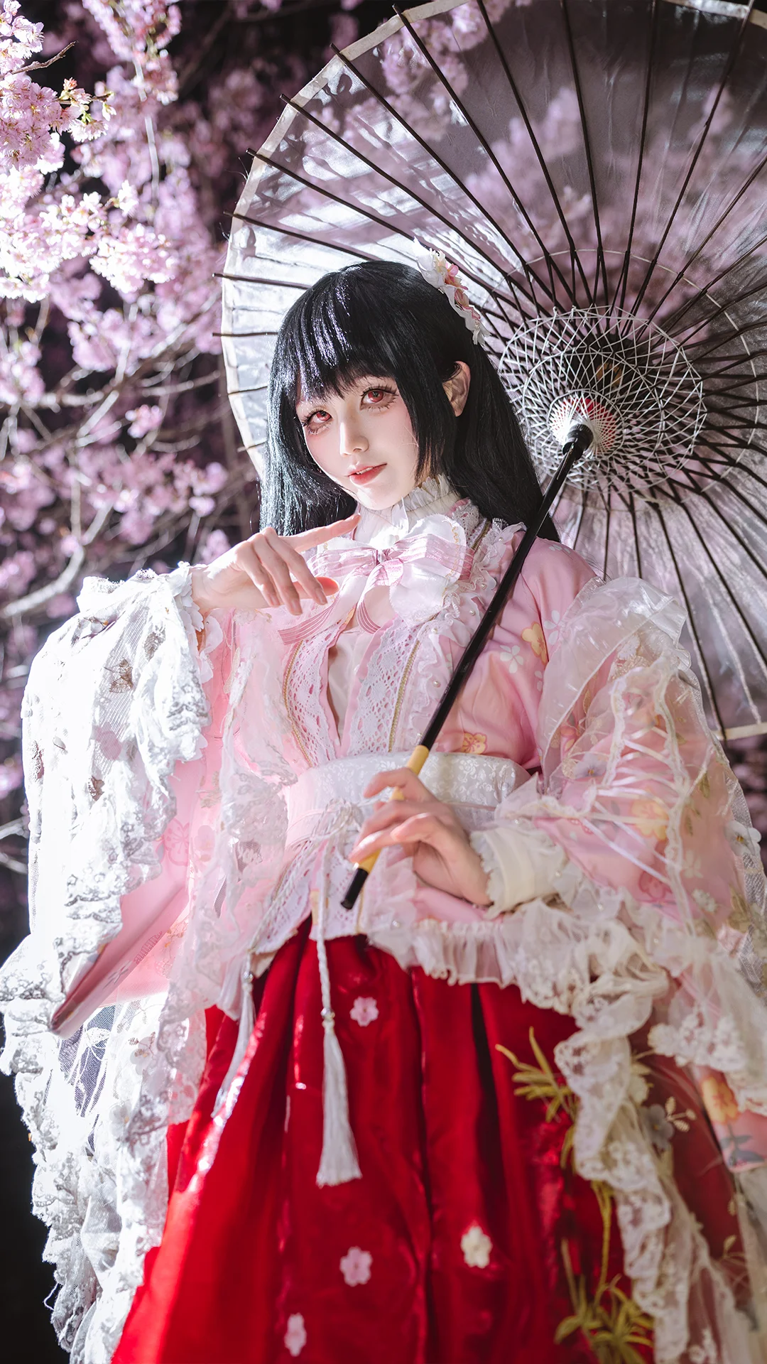 东方Project, 二次元cos, 车万, 夜樱摄影, 蓬莱山辉夜cos