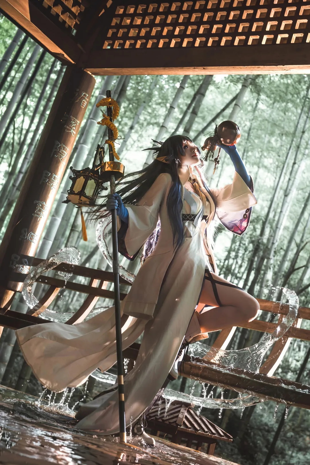 cosplay, 明日方舟, 竹林外景, 古风造型, 令cos