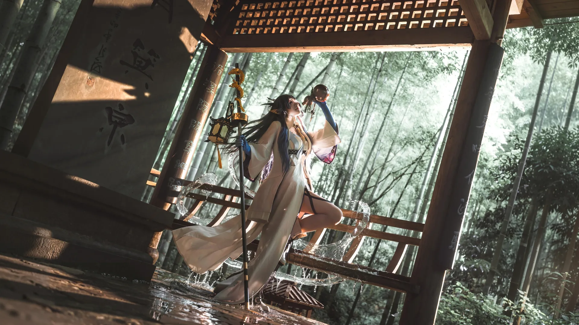 cosplay, 明日方舟, 竹林外景, 古风造型, 令cos - 第2张
