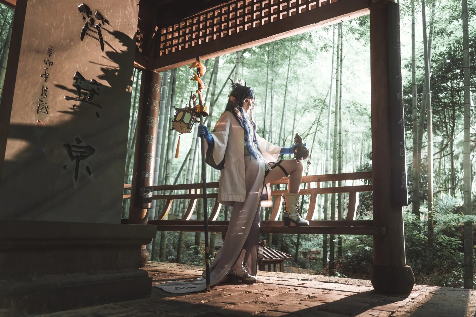 cosplay, 明日方舟, 竹林外景, 古风造型, 令cos - 第3张