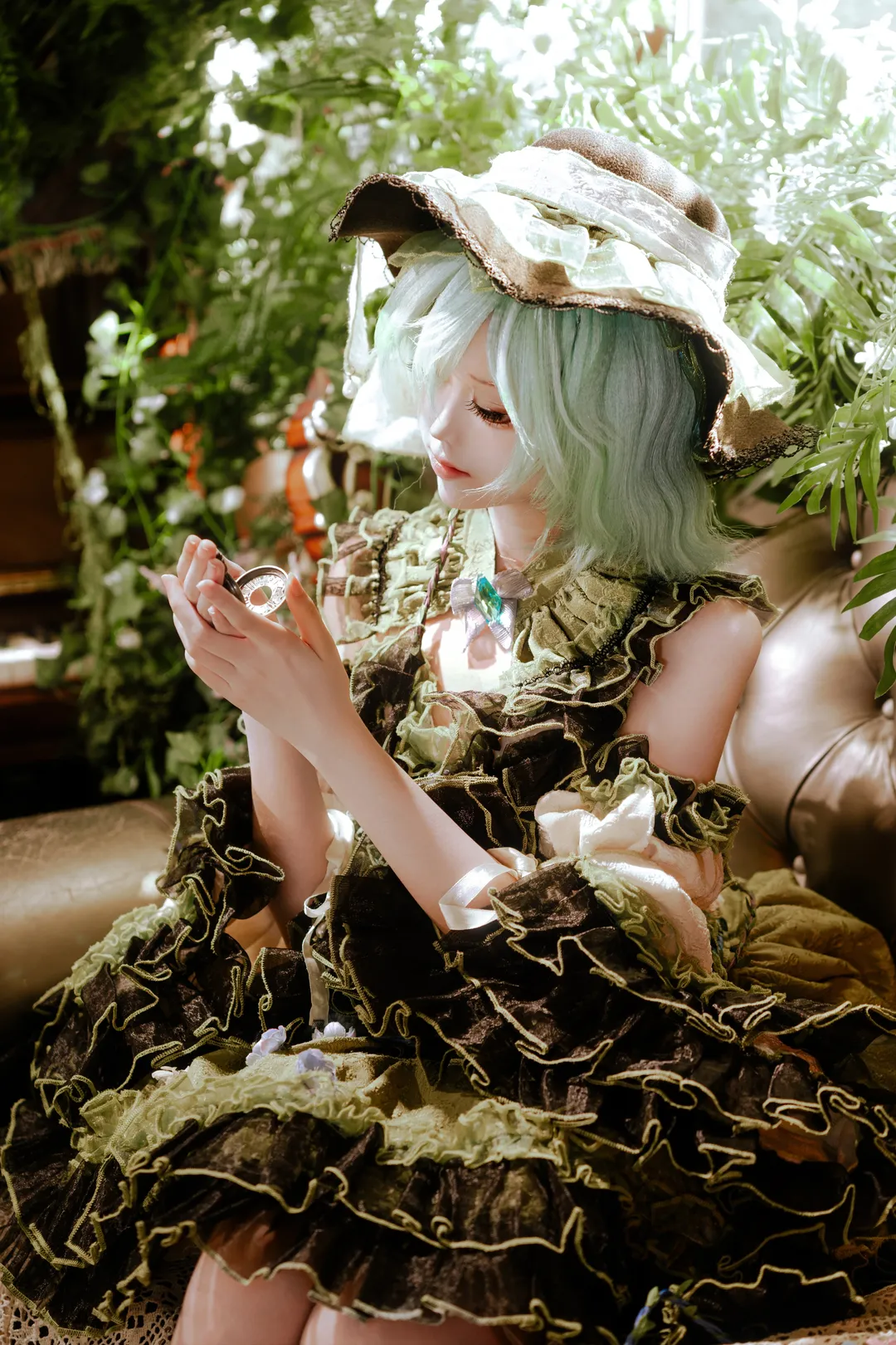 东方project, Cosplay摄影, 二次元cosplay, 古明地恋cos, 洛丽塔风 - 第1张