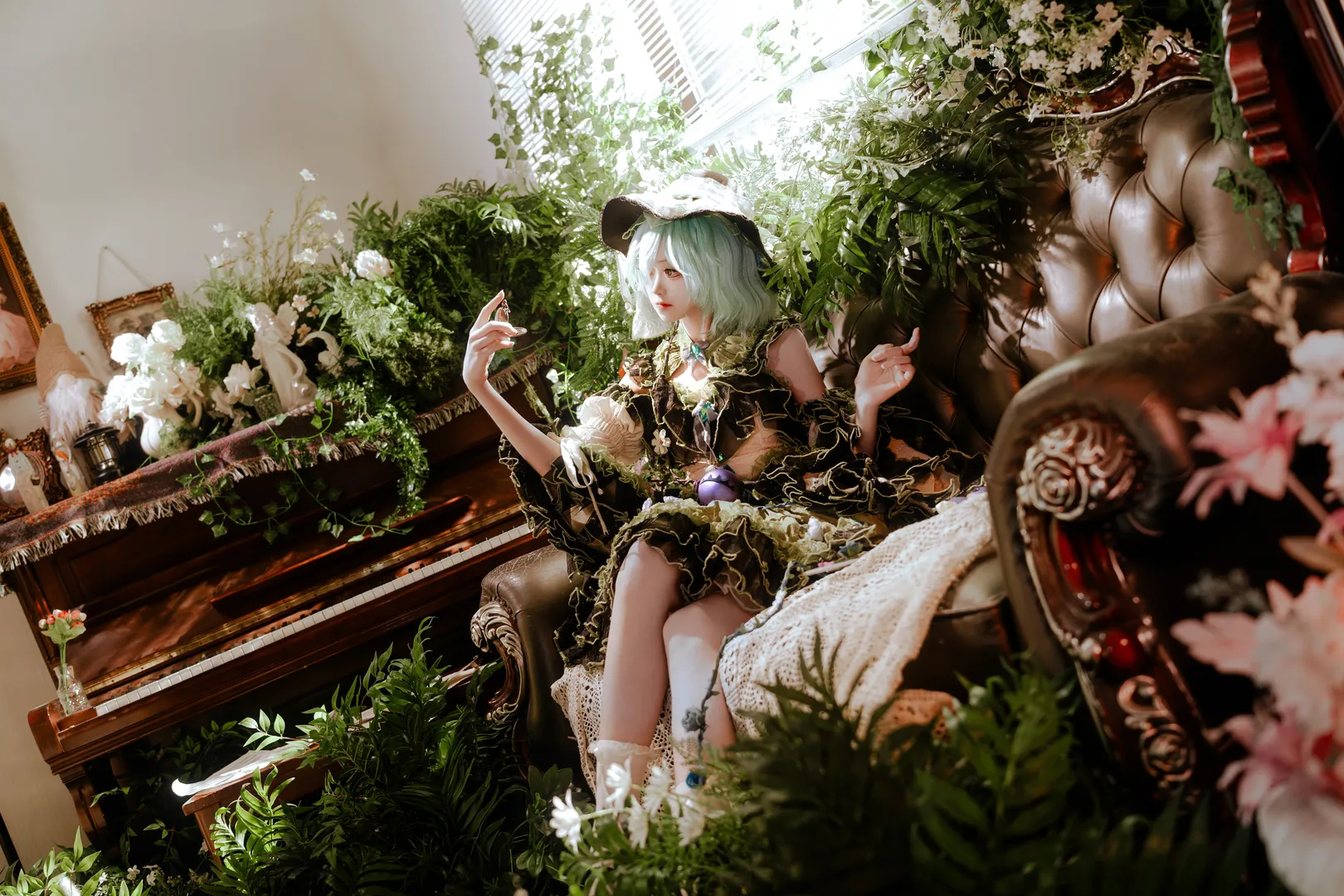 东方project, Cosplay摄影, 二次元cosplay, 古明地恋cos, 洛丽塔风 - 第5张