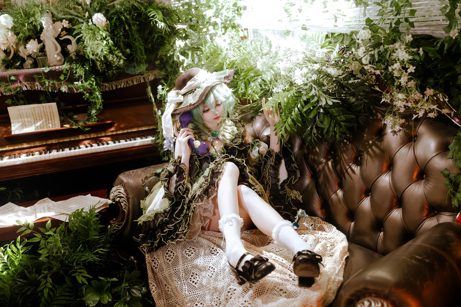 东方project, Cosplay摄影, 二次元cosplay, 古明地恋cos, 洛丽塔风 - 第6张
