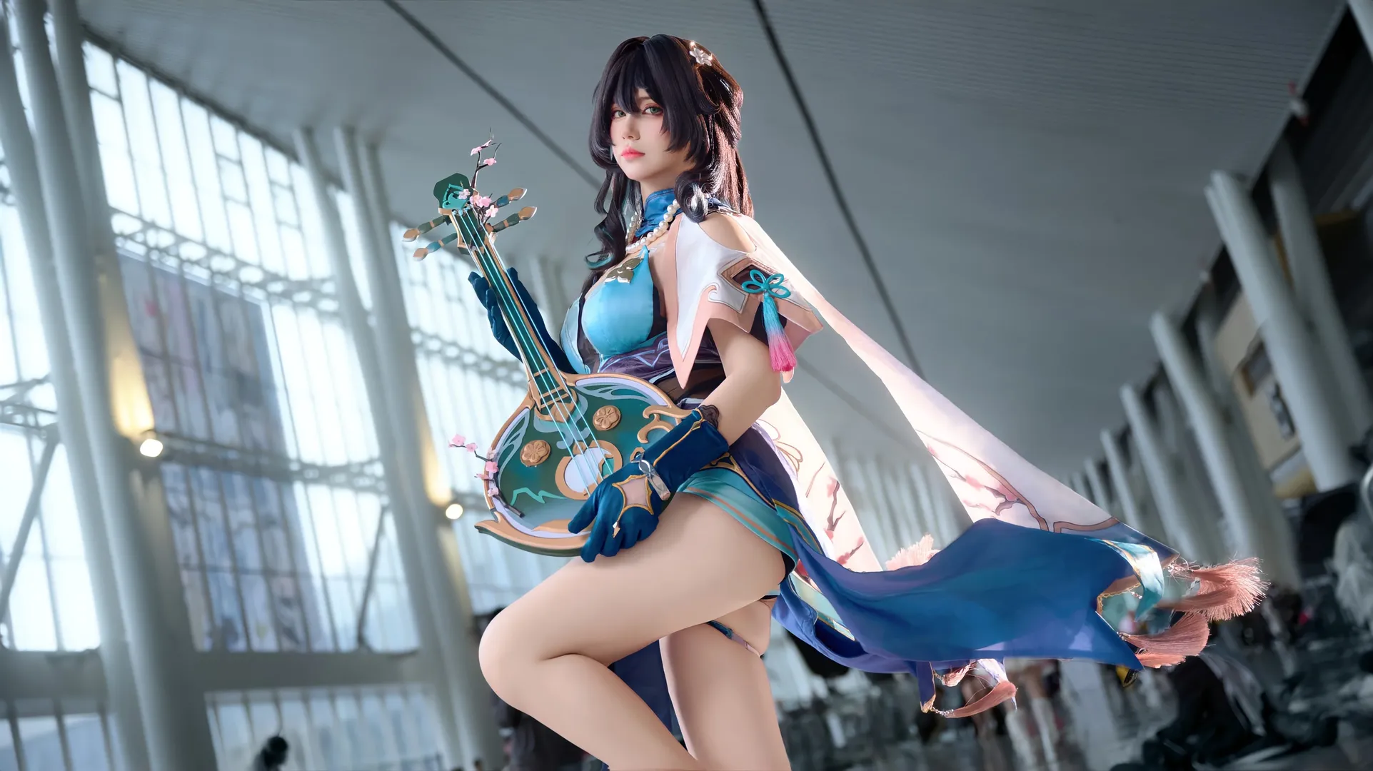 Honkai: Star Rail, Convention photos, Ruan Mei cosplay, Cosplay photography, Chengdu Worldline Animation and Comic Exhibition