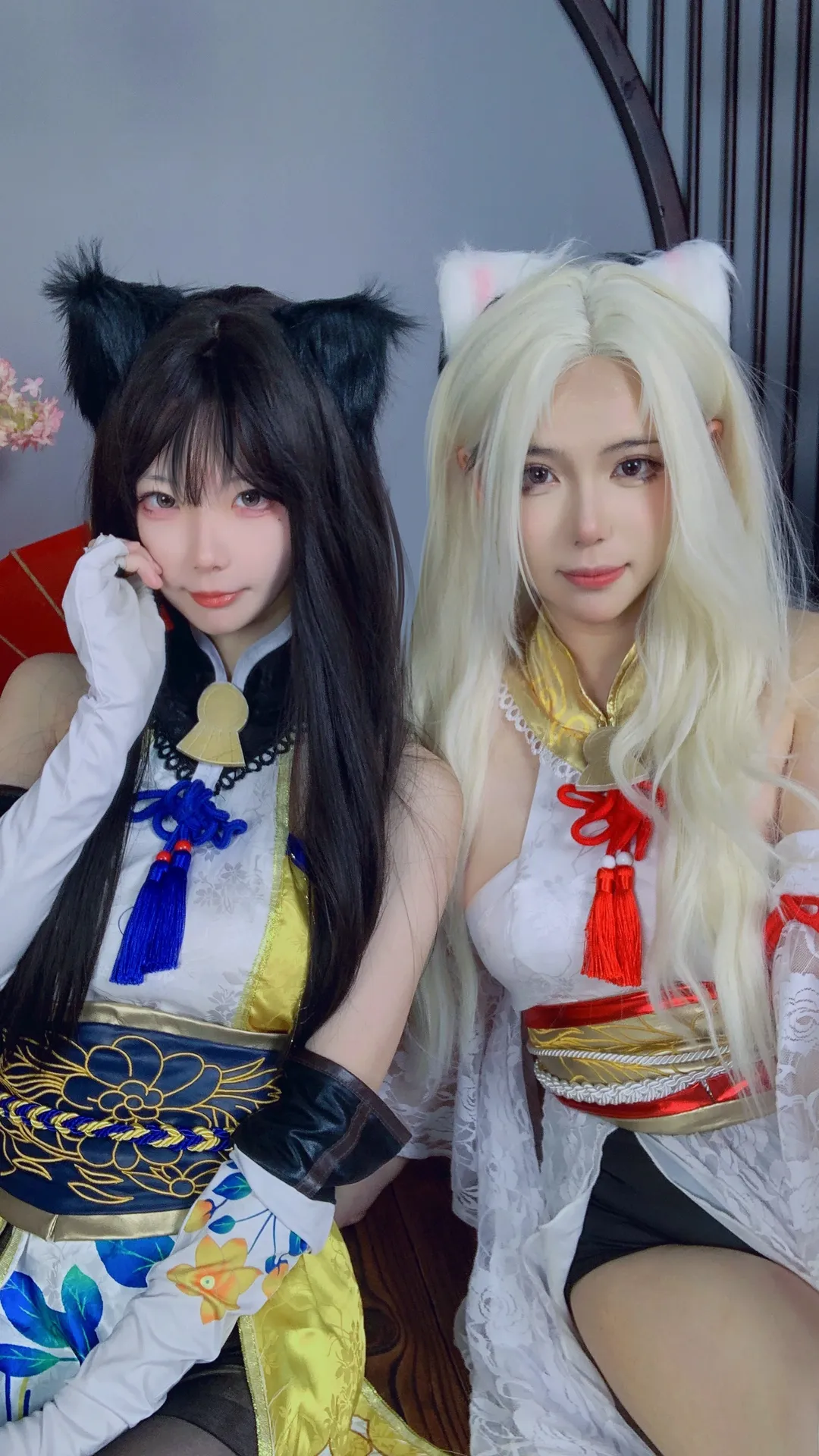 永劫无间, cosplay摄影, 胡桃cos, 兽耳少女, 樱花写真 - 第4张