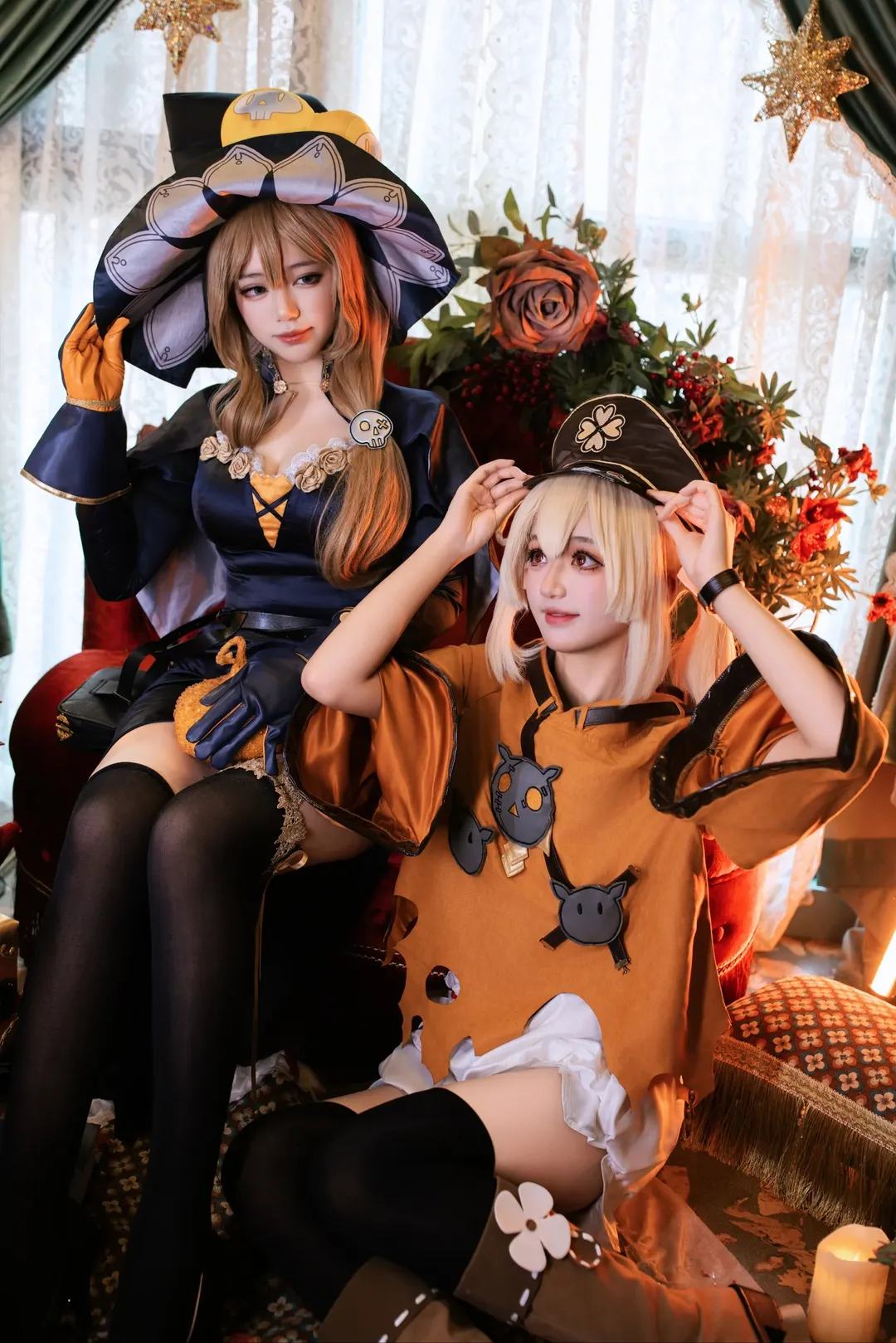 角色扮演, 原神, 丽莎cos, 原神cosplay, 万圣节cosplay