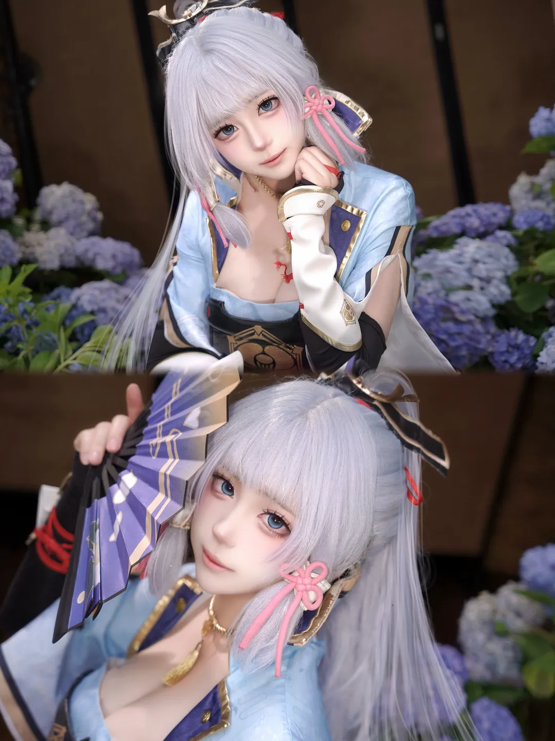 原神, 外景拍摄, 二次元cosplay, 神里绫华cos, 妆造分享 - 第1张