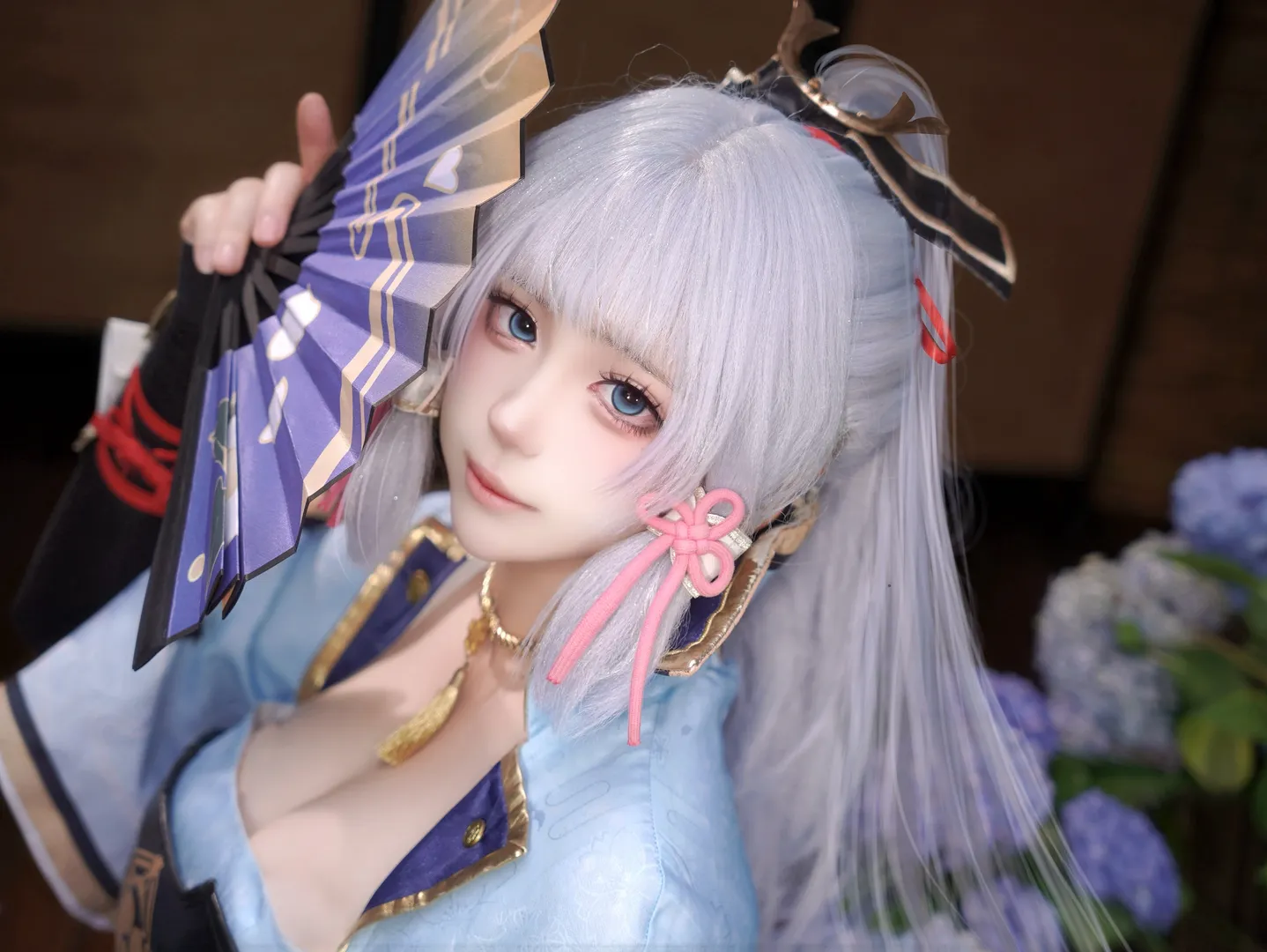 原神, 外景拍摄, 二次元cosplay, 神里绫华cos, 妆造分享 - 第3张