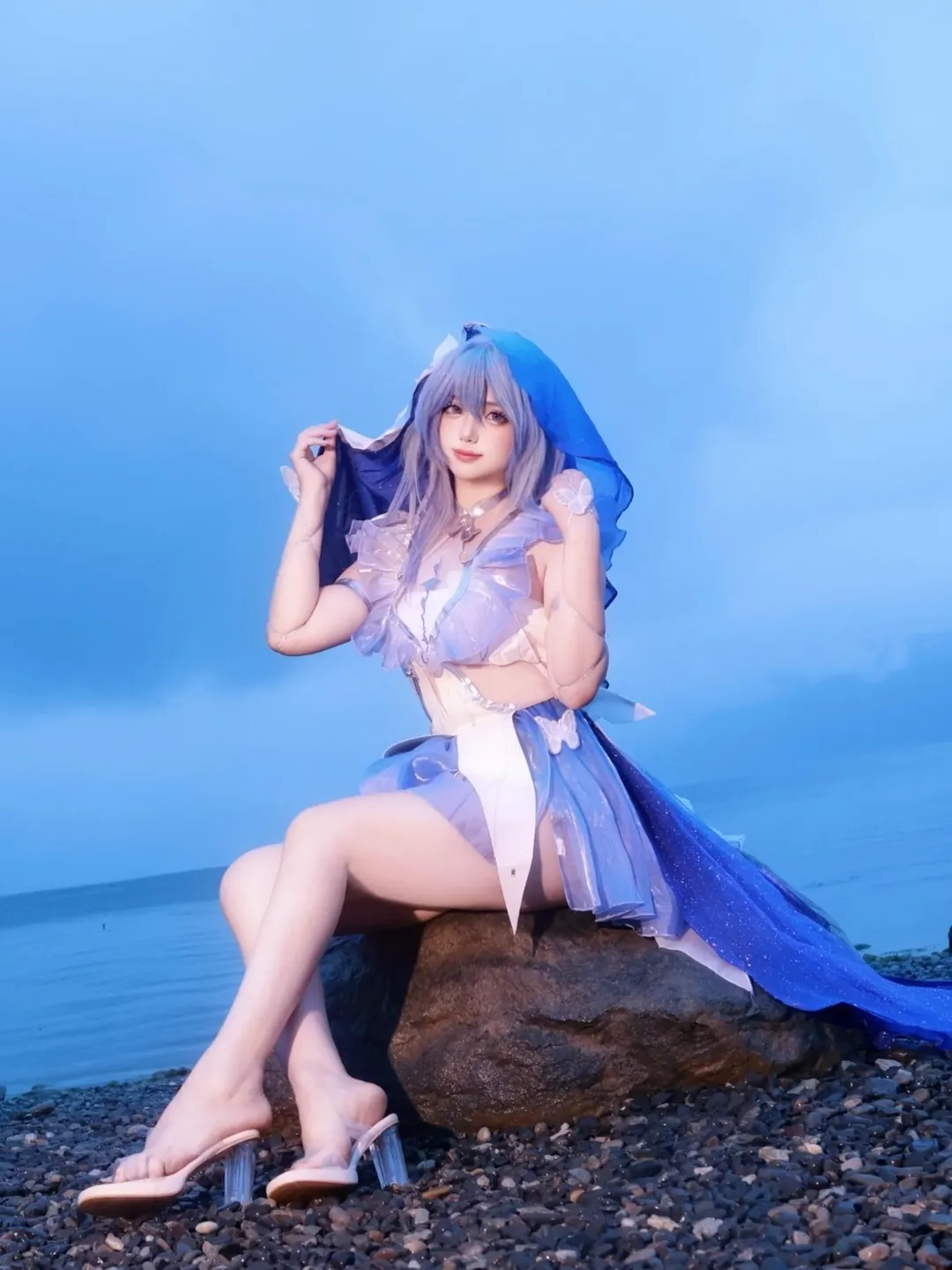 鳴潮, コスプレ, ショアキーパー コスプレ, 大理撮影依頼, 水辺の撮影 - 1枚目