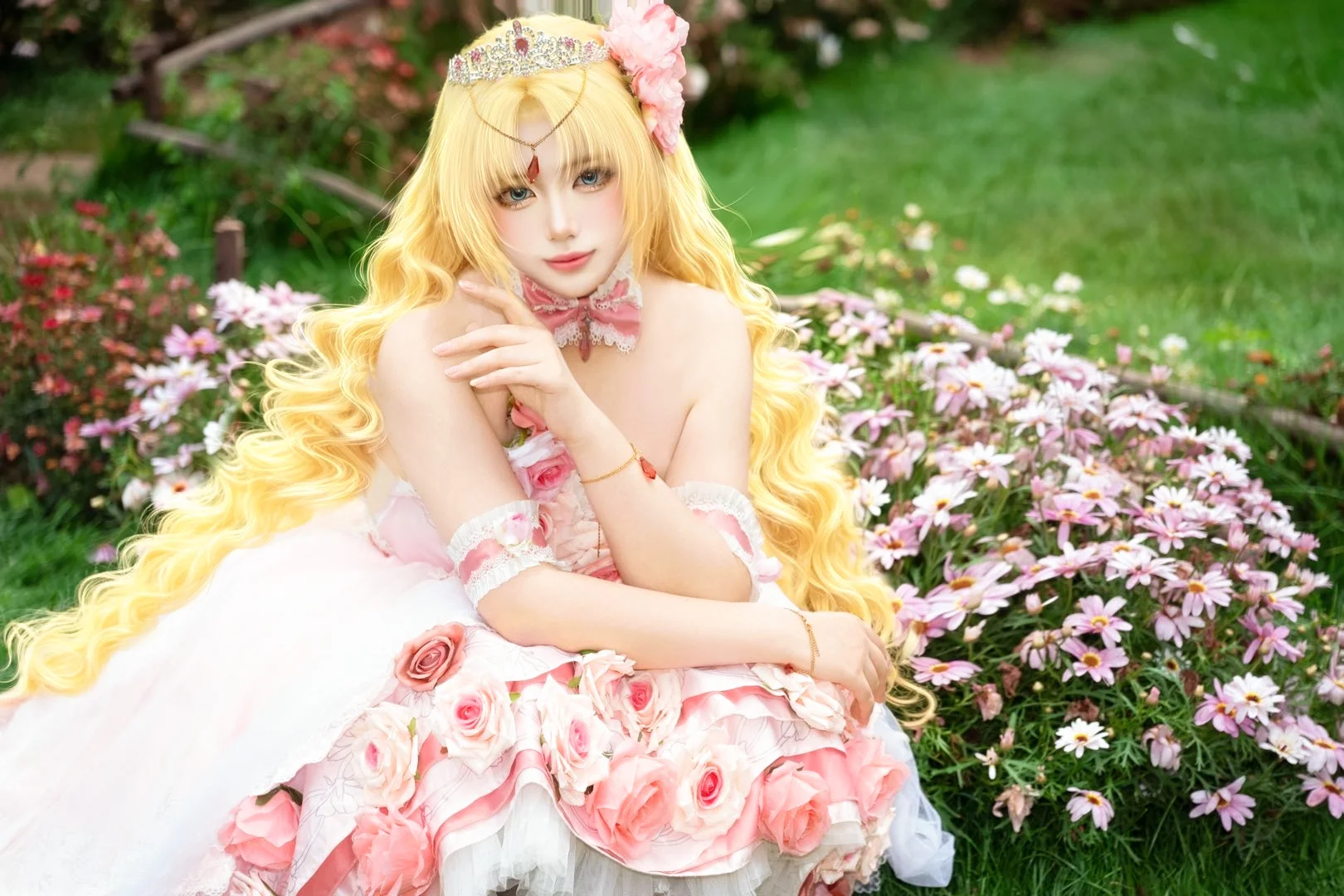 二次元寫真, cosplay外景, 希婭cos, 某天成為公主, 夢幻人像