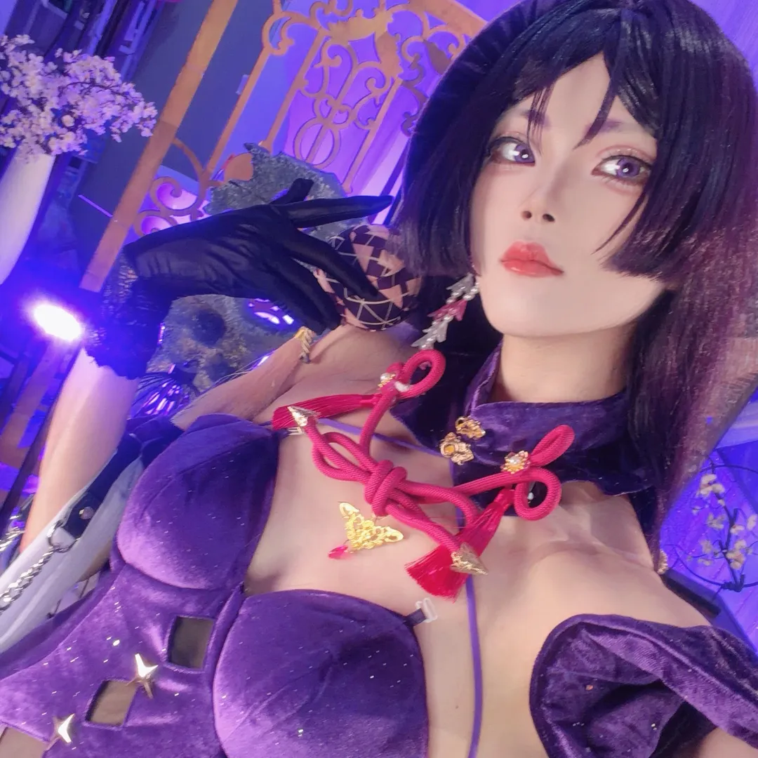 cosplay, Fate/Grand Order, 二次元cos摄影, 源赖光cos, 源赖光新春礼服