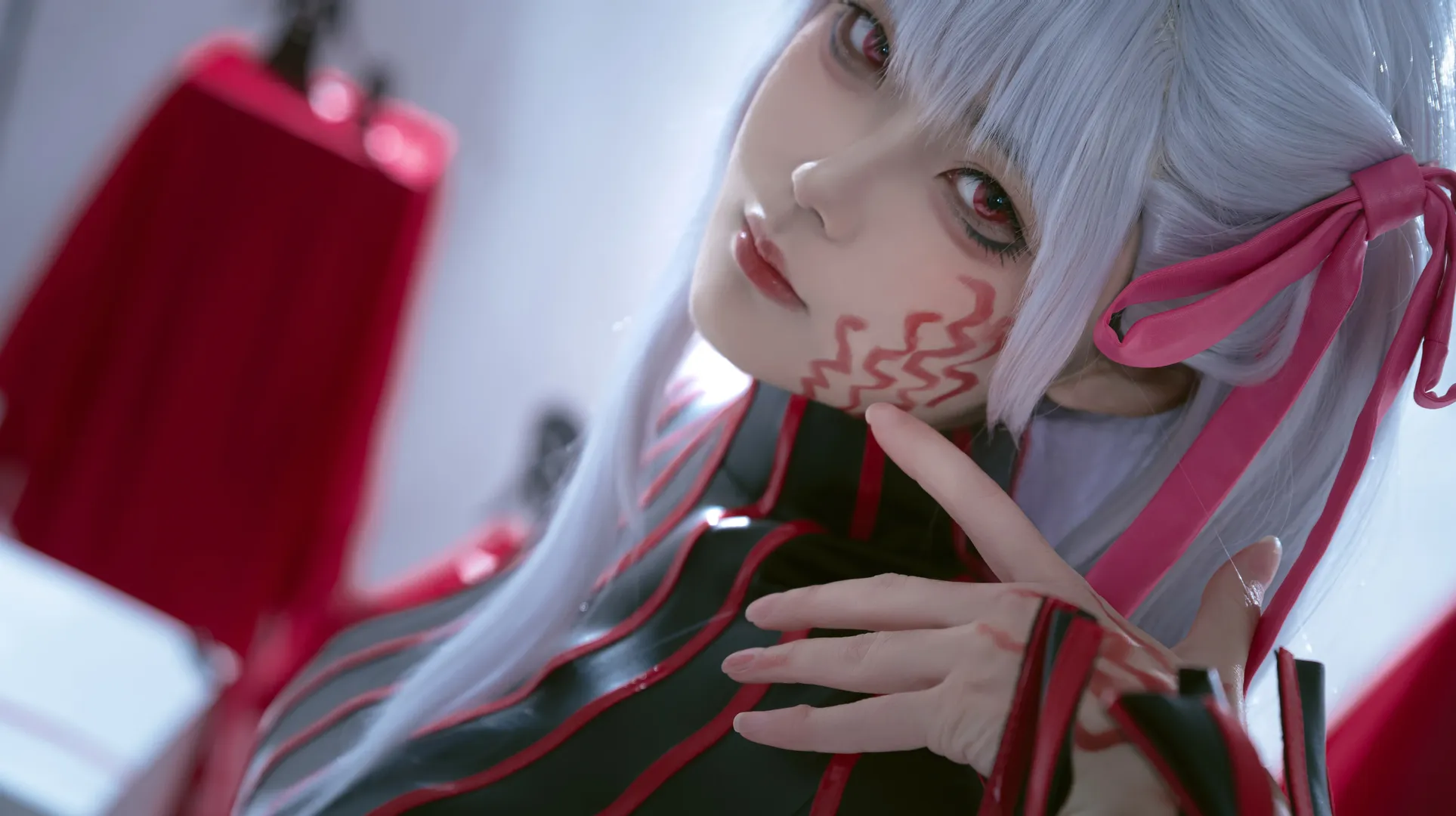 Fate, Cosplay摄影, 间桐樱cos, 二次元妆造, 漆皮穿搭