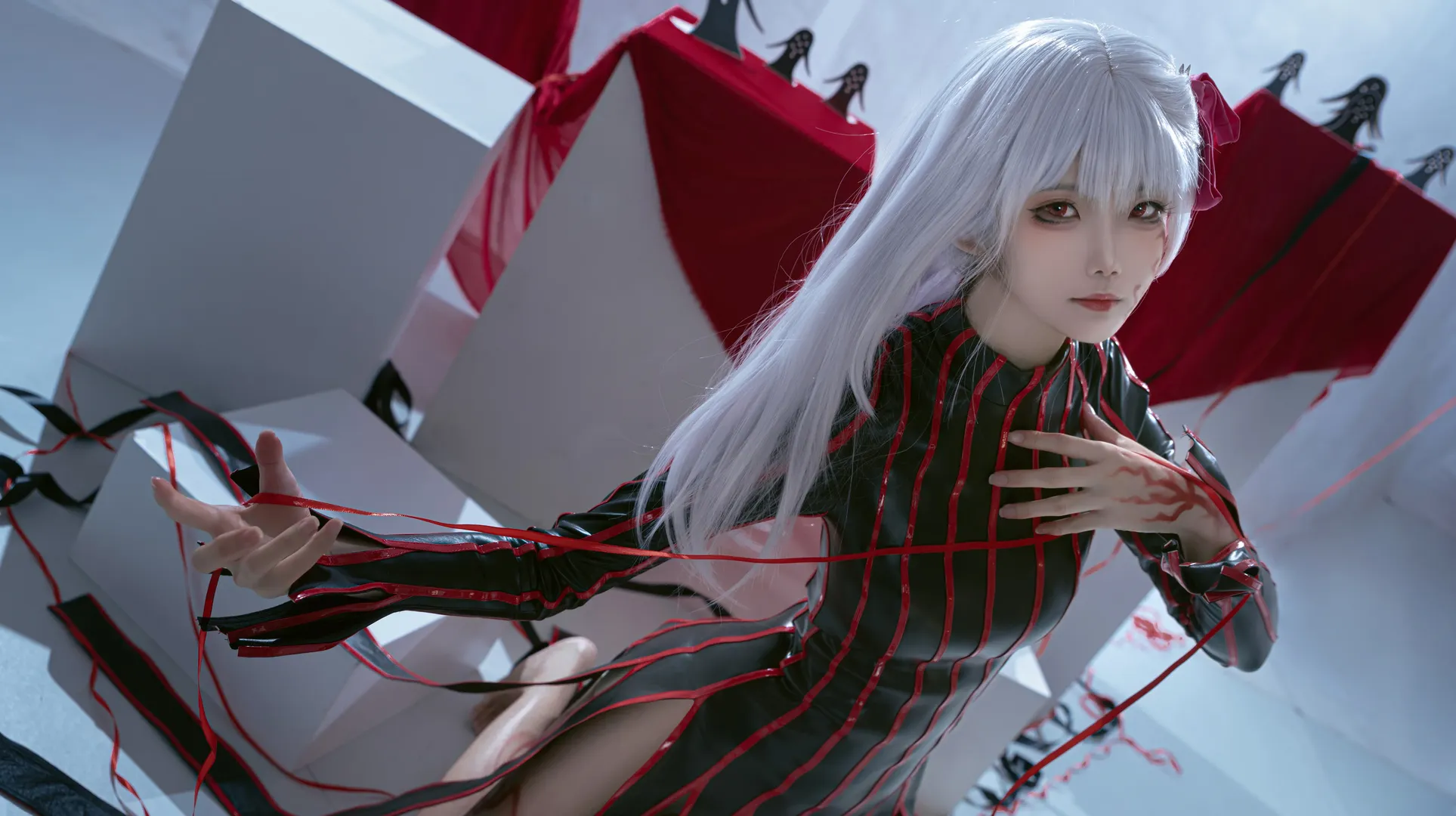 フェイト, コスプレ撮影, 間桐桜 コスプレ, 二次元メイク, エナメルコーデ - 5枚目