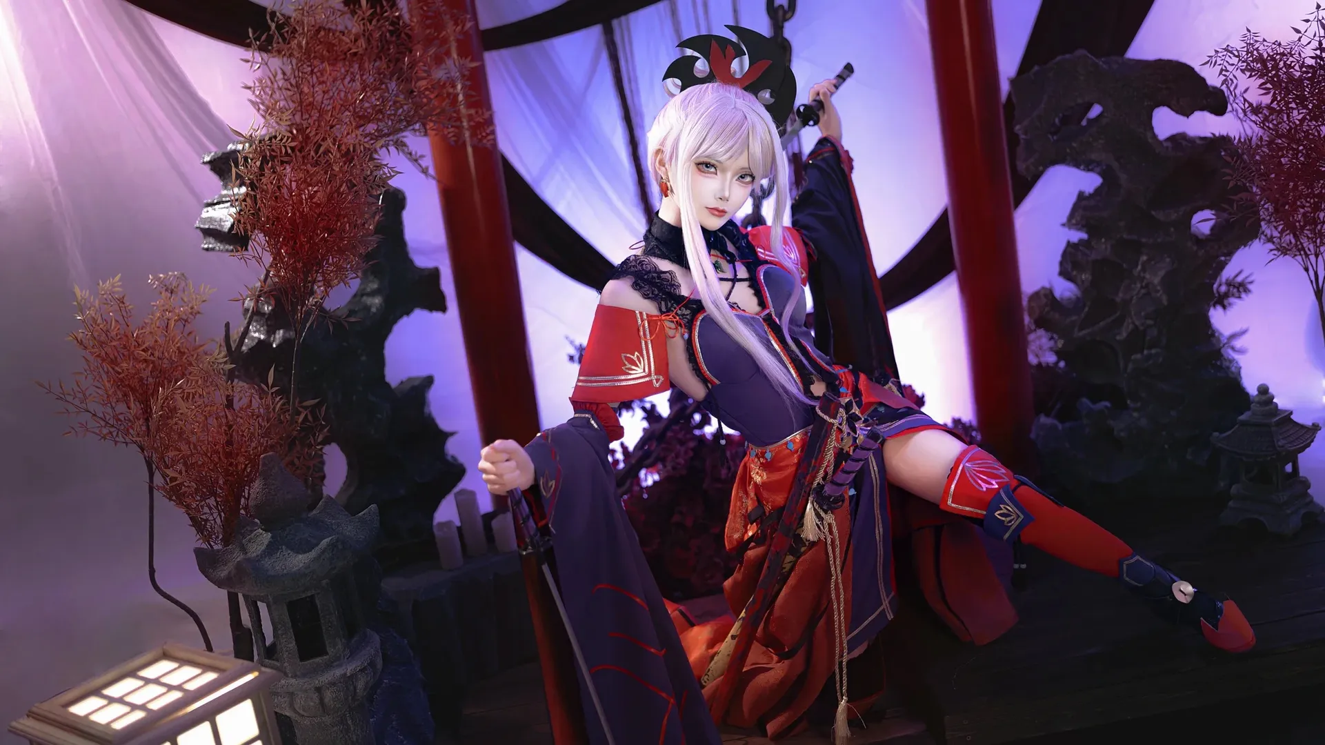 Fate/Grand Order, Anime cosplay, Casual cosplay, Japanese-style samurai, Miyamoto Musashi cosplay - Image 2
