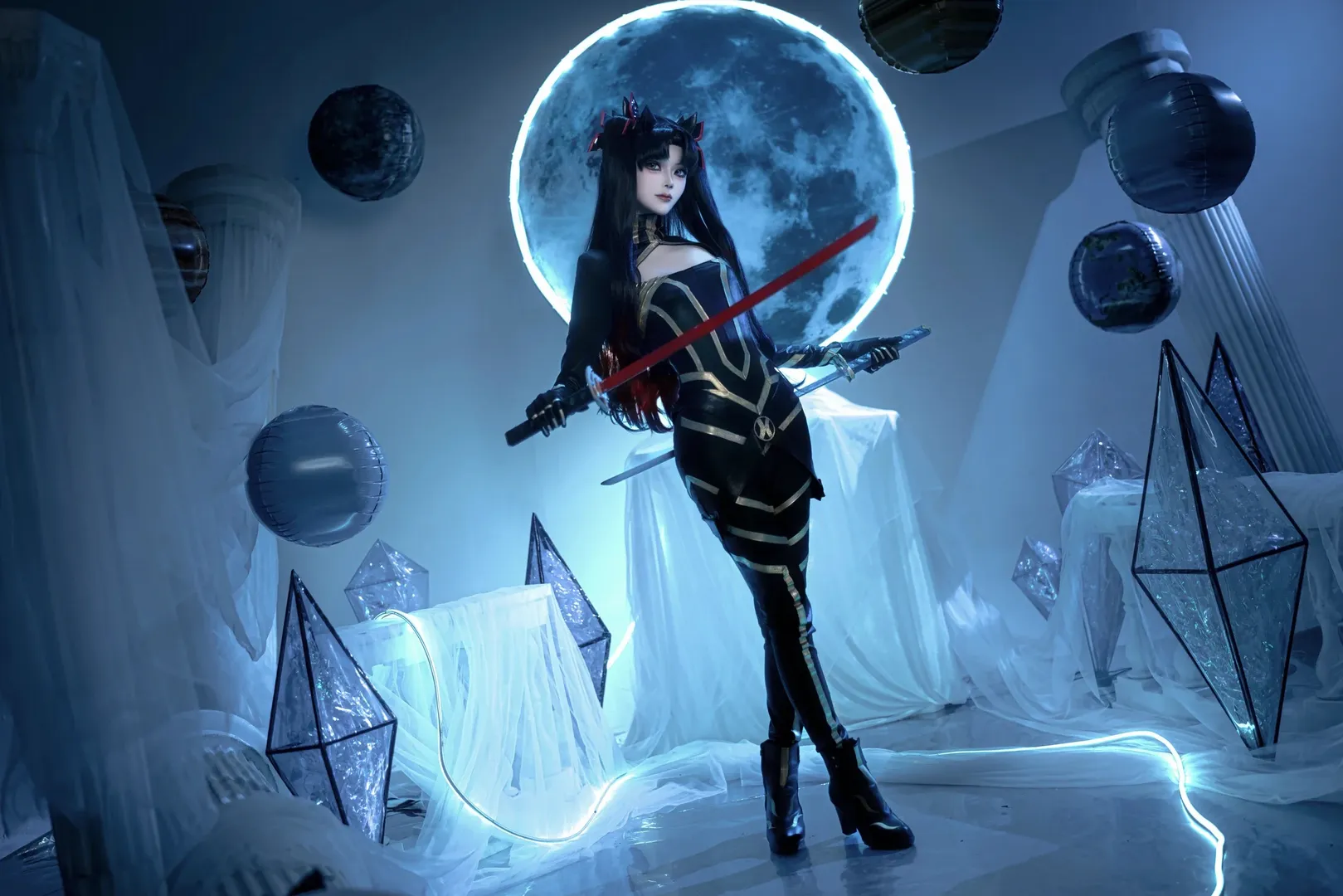 cosplay, 二次元摄影, Fate/Grand Order, 手工道具, 宇宙伊什塔尔cos - 第2张