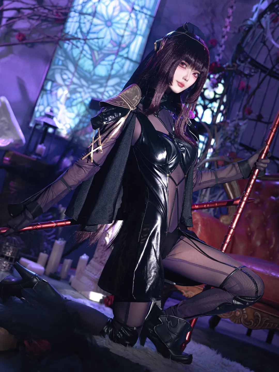 Fate/Grand Order, fgo, cosplay摄影, 暗黑风, 斯卡哈cos