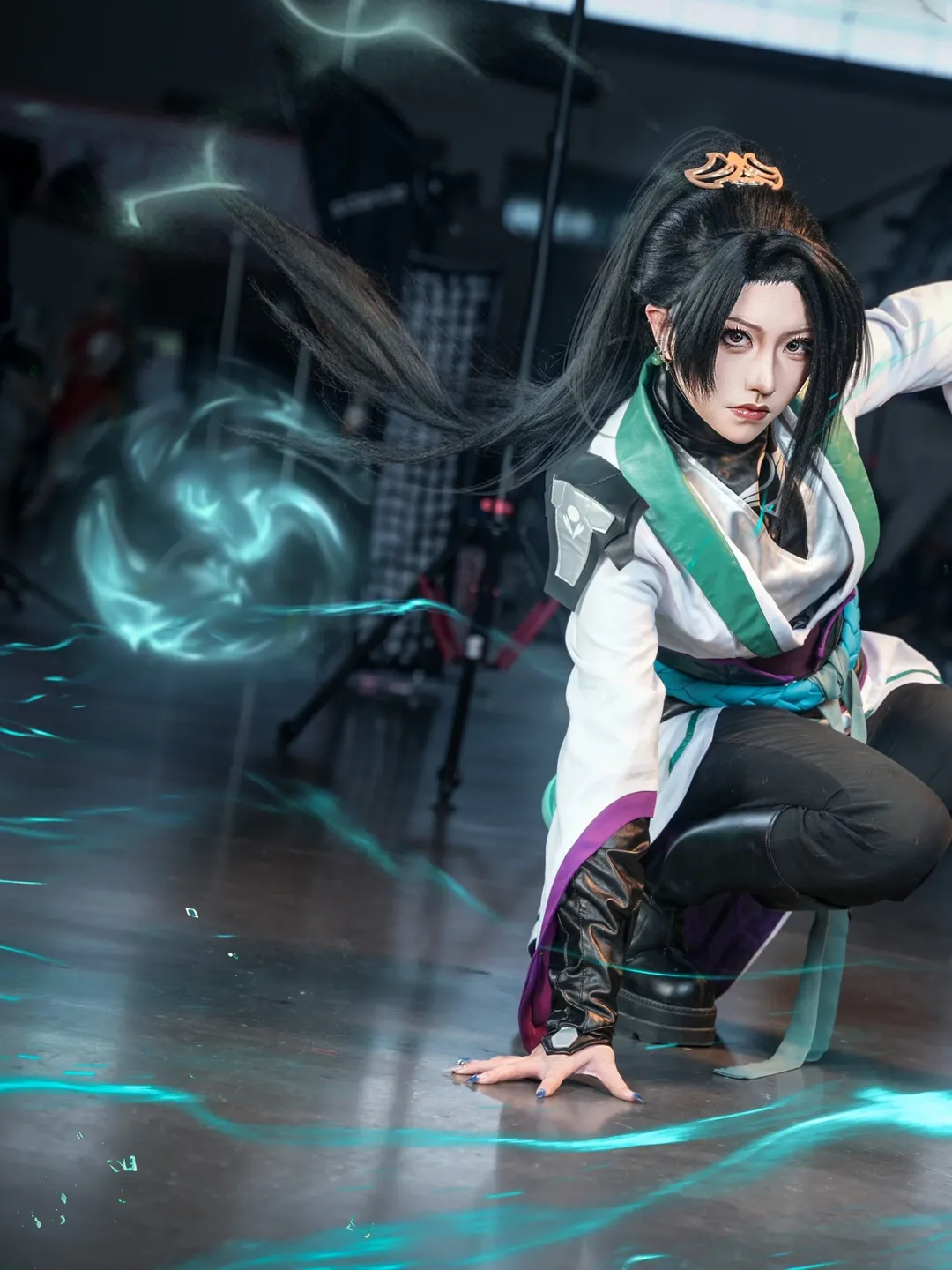 漫展返图, 无畏契约, cos场照, 贤者cos, 游戏角色cosplay - 第1张