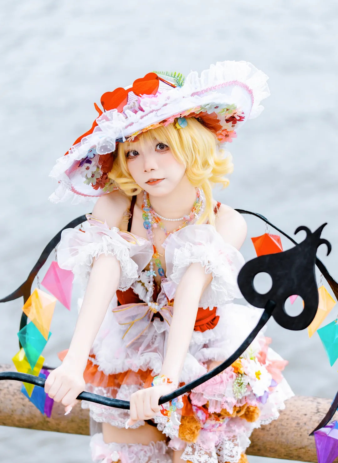 東方Project, 漫展返圖, 螢火蟲漫展, 泳裝cosplay, 芙蘭朵露斯卡雷特cos - 第3張