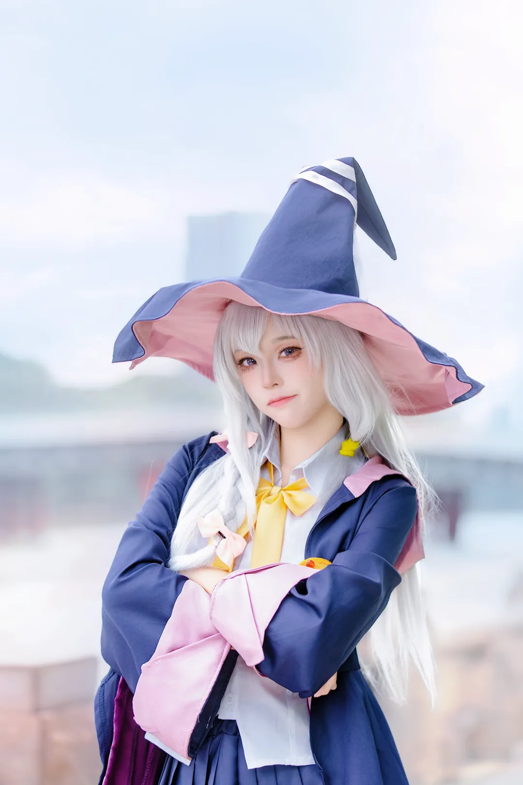 Convention photos, Outdoor cosplay, Elaina cosplay, Wandering Witch: The Journey of Elaina, Silver-haired witch - Image 2