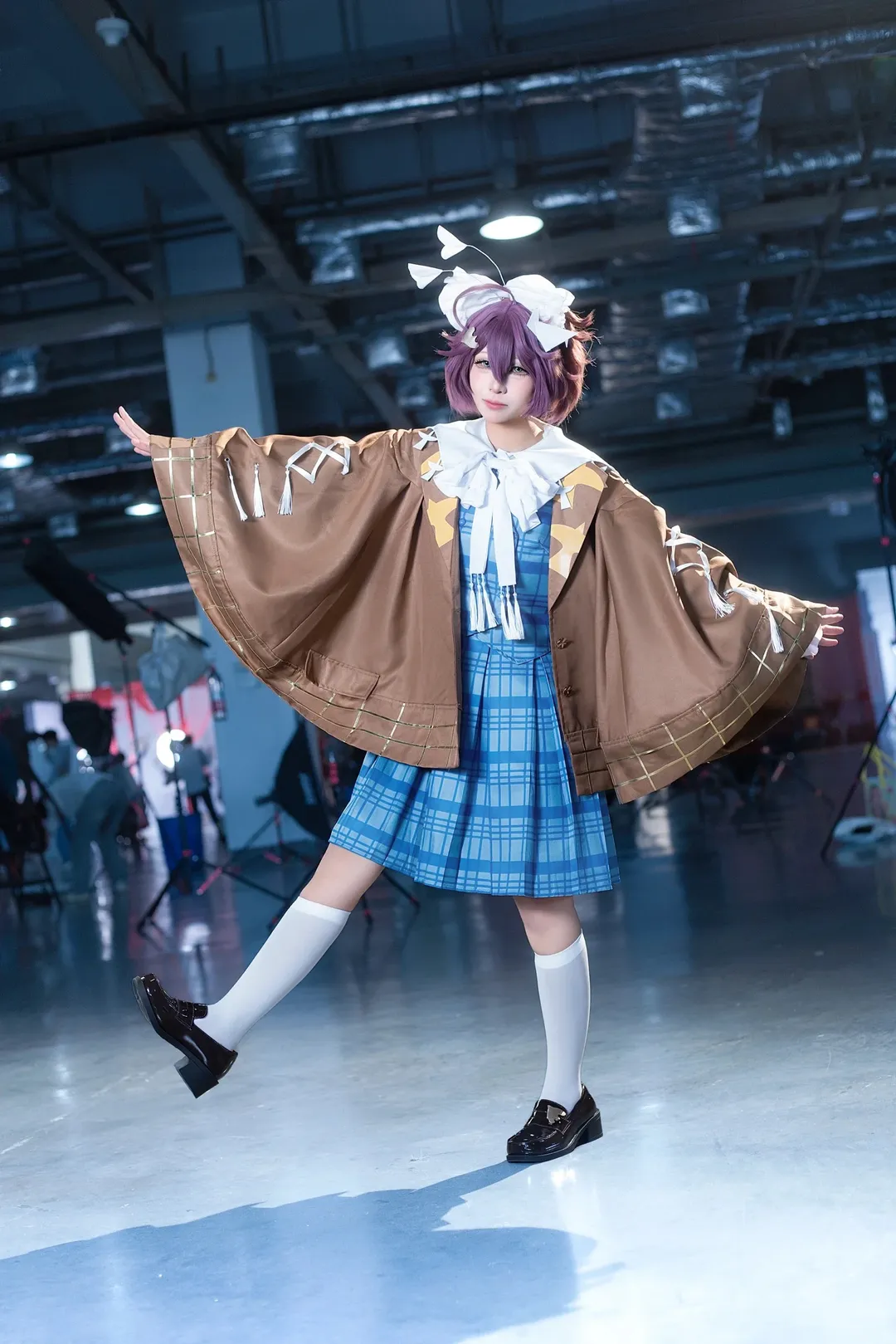 重返未来1999, Cosplay摄影, 漫展场照, 纸信圈儿cos, 白丝长袜