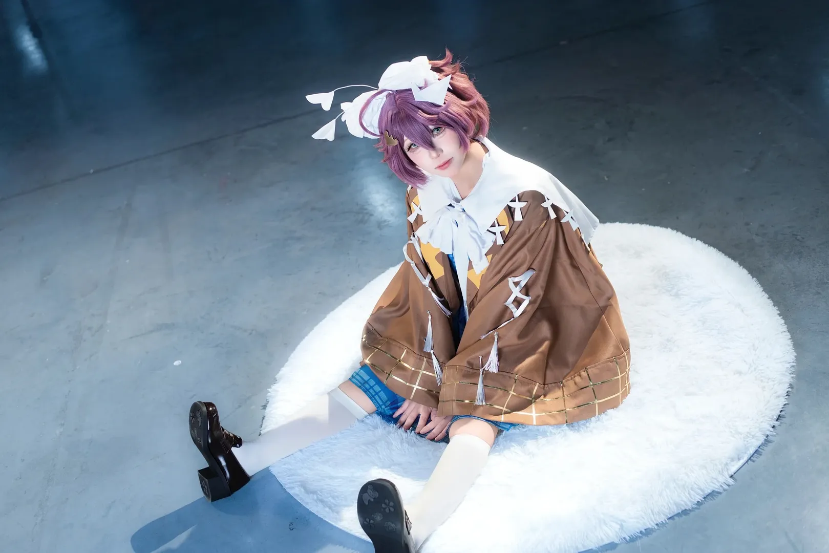 重返未来1999, Cosplay摄影, 漫展场照, 纸信圈儿cos, 白丝长袜 - 第3张
