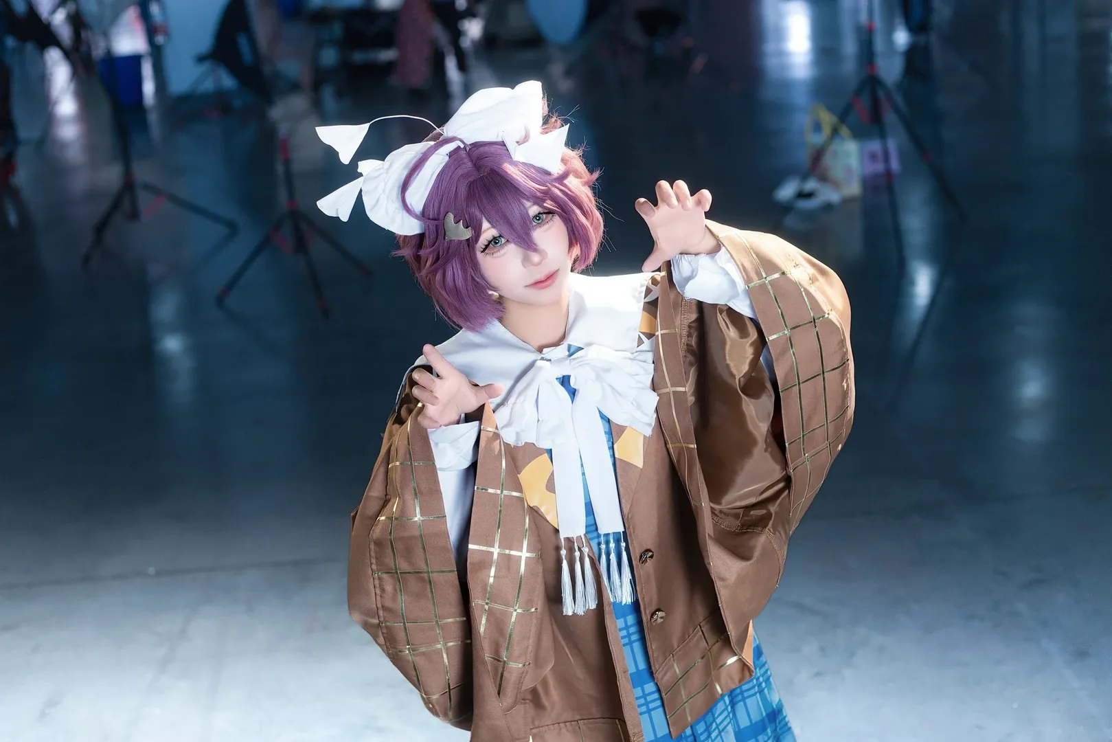 重返未来1999, Cosplay摄影, 漫展场照, 纸信圈儿cos, 白丝长袜 - 第4张