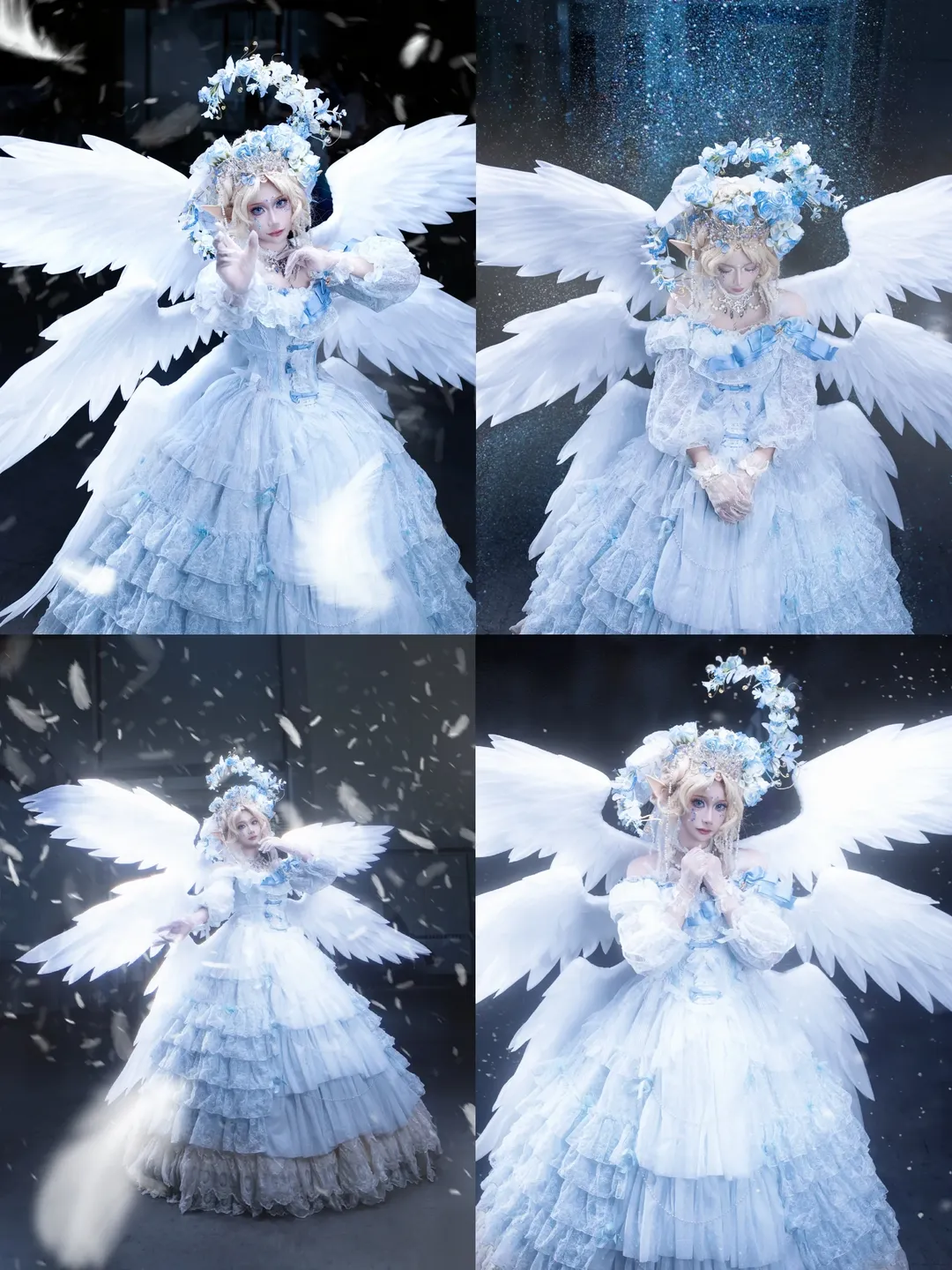 漫展返图, 花嫁造型, 六翼天使cosplay, 洛丽塔Lolita, 宁波理想乡动漫展 - 第1张