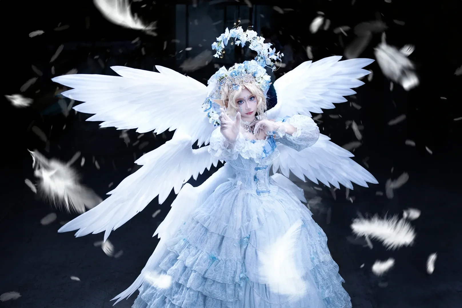 漫展返图, 花嫁造型, 六翼天使cosplay, 洛丽塔Lolita, 宁波理想乡动漫展 - 第2张