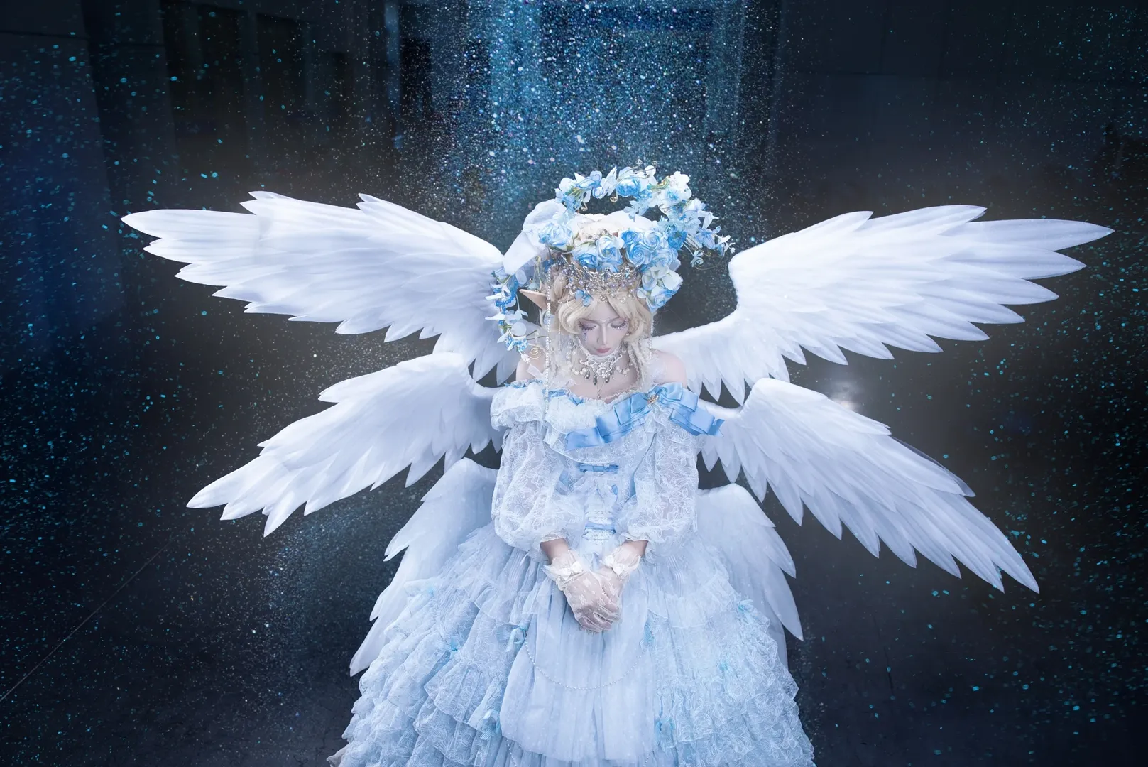 漫展返图, 花嫁造型, 六翼天使cosplay, 洛丽塔Lolita, 宁波理想乡动漫展 - 第3张