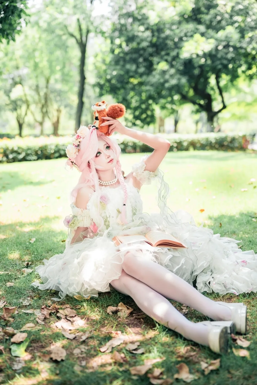 二次元コスプレ, マイリトルポニー, フラッターシャイ コスプレ, 森林癒し系, ロリータ写真 - 10枚目