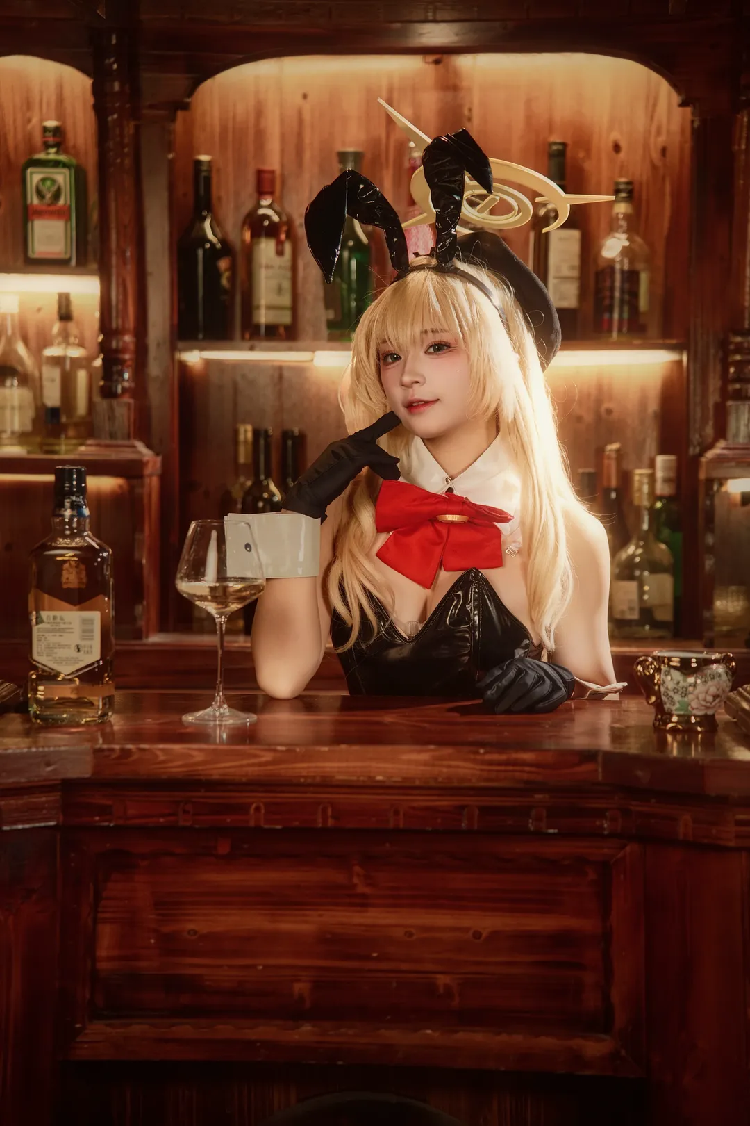 コスプレ, 二次元撮影, ブルーアーカイブ, ニヤニヤ教授 コスプレ, 黒タイツ コーデ - 5枚目