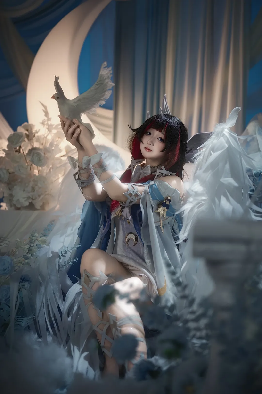原神, 哥伦比娅cos, 少女写真, Cosplay日常, 氛围感拍摄 - 第3张