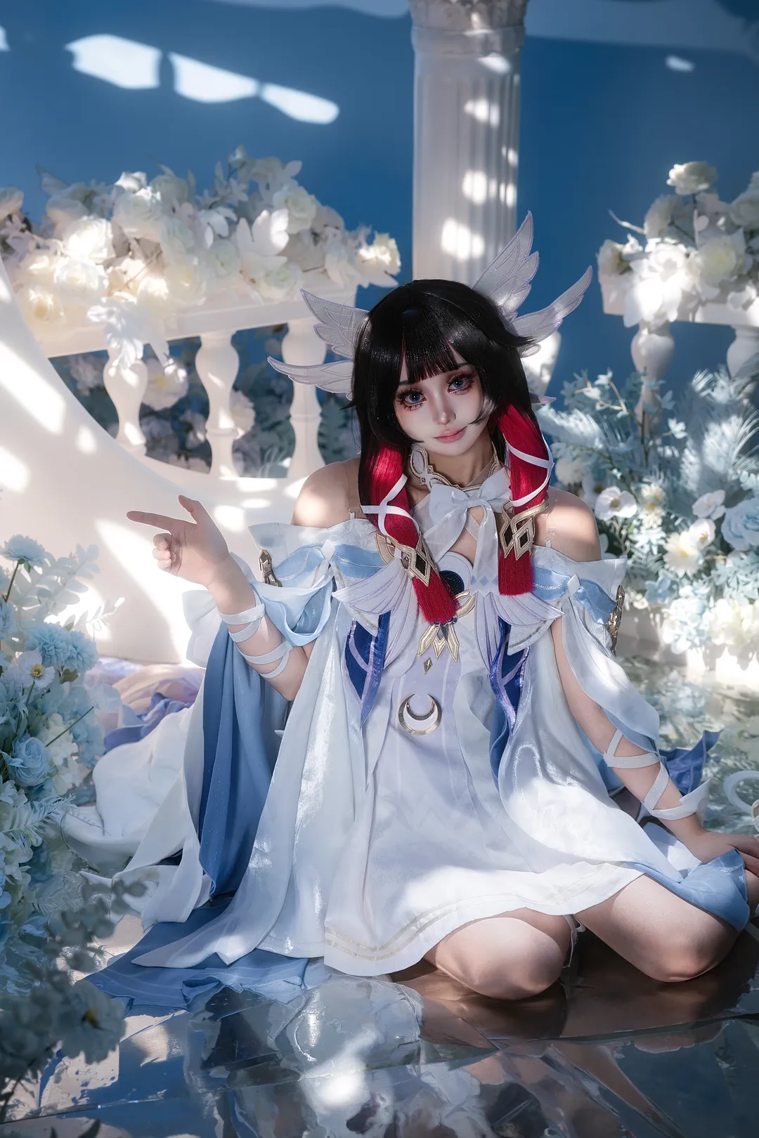 原神, 哥伦比娅cos, 二次元cosplay, cosplay摄影, 月神少女