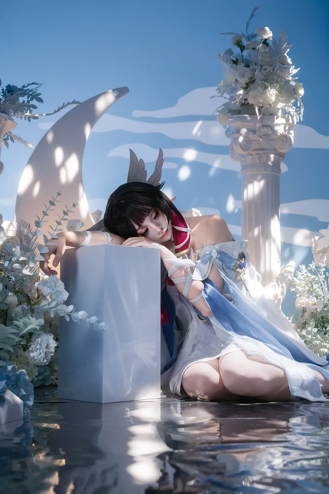 原神, 哥伦比娅cos, cosplay摄影, 二次元角色扮演, 月光少女 - 第2张