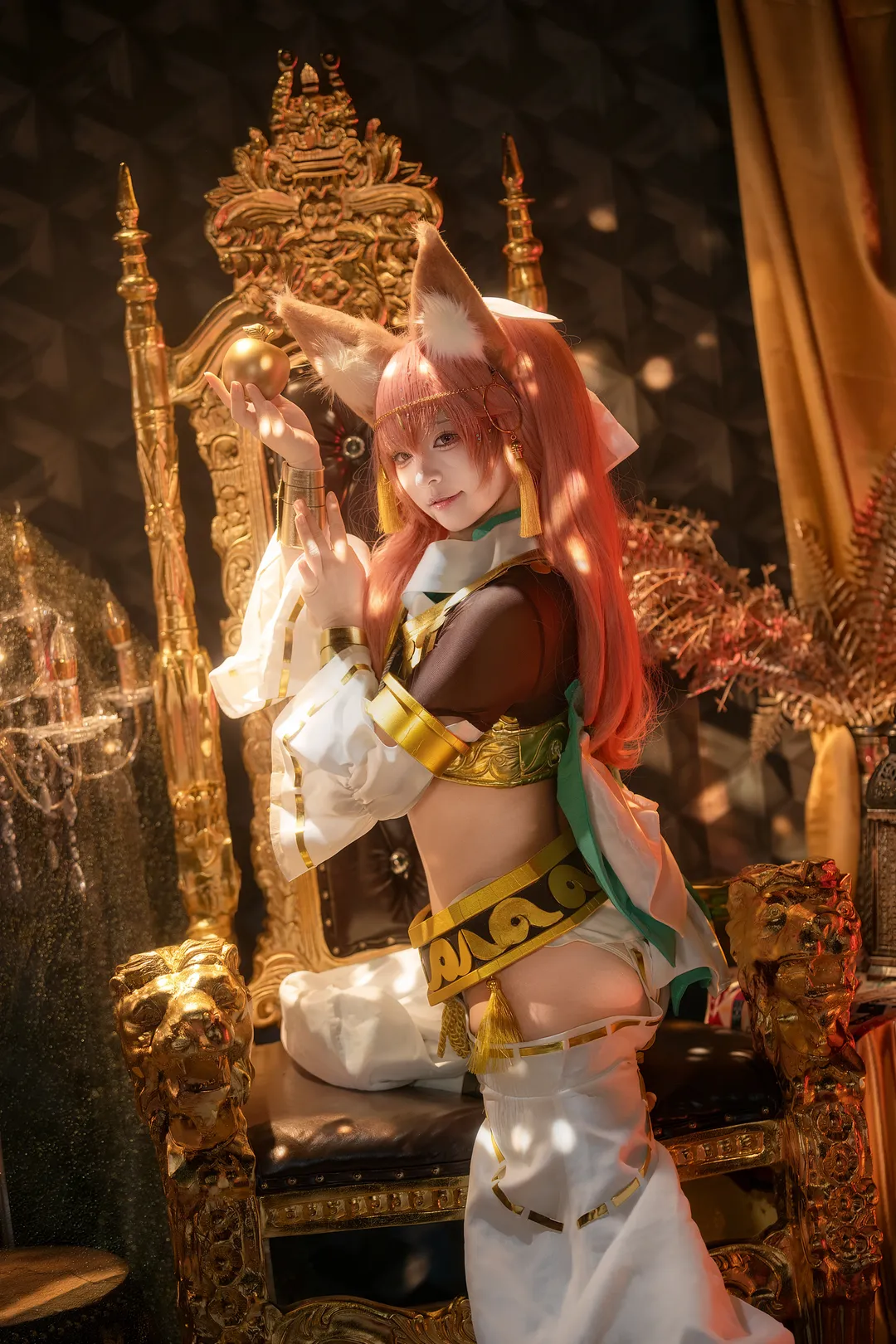 富士直出, 氛围感人像, 玉藻前cos, 兽耳娘cos, 异域风摄影 - 第1张