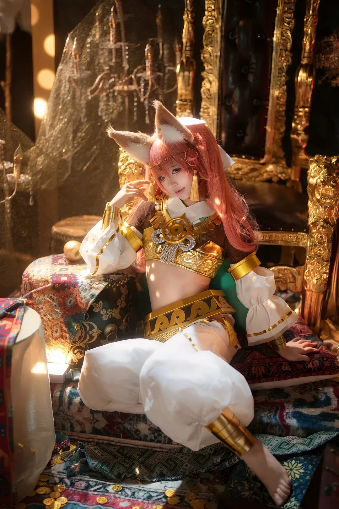 富士直出, 氛围感人像, 玉藻前cos, 兽耳娘cos, 异域风摄影