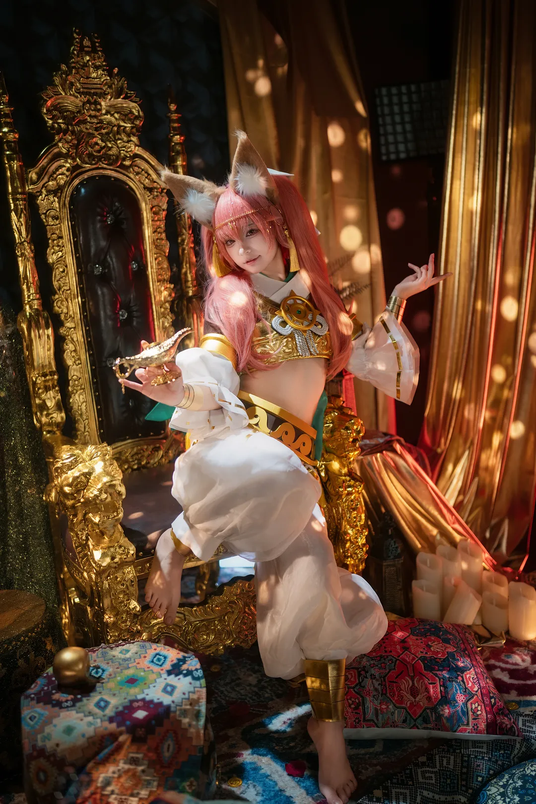 富士直出, 氛围感人像, 玉藻前cos, 兽耳娘cos, 异域风摄影 - 第5张