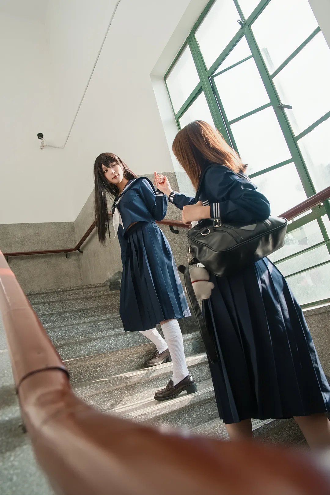 JK制服, 校園cosplay, 水手服少女, 青春寫真, 閨蜜日常