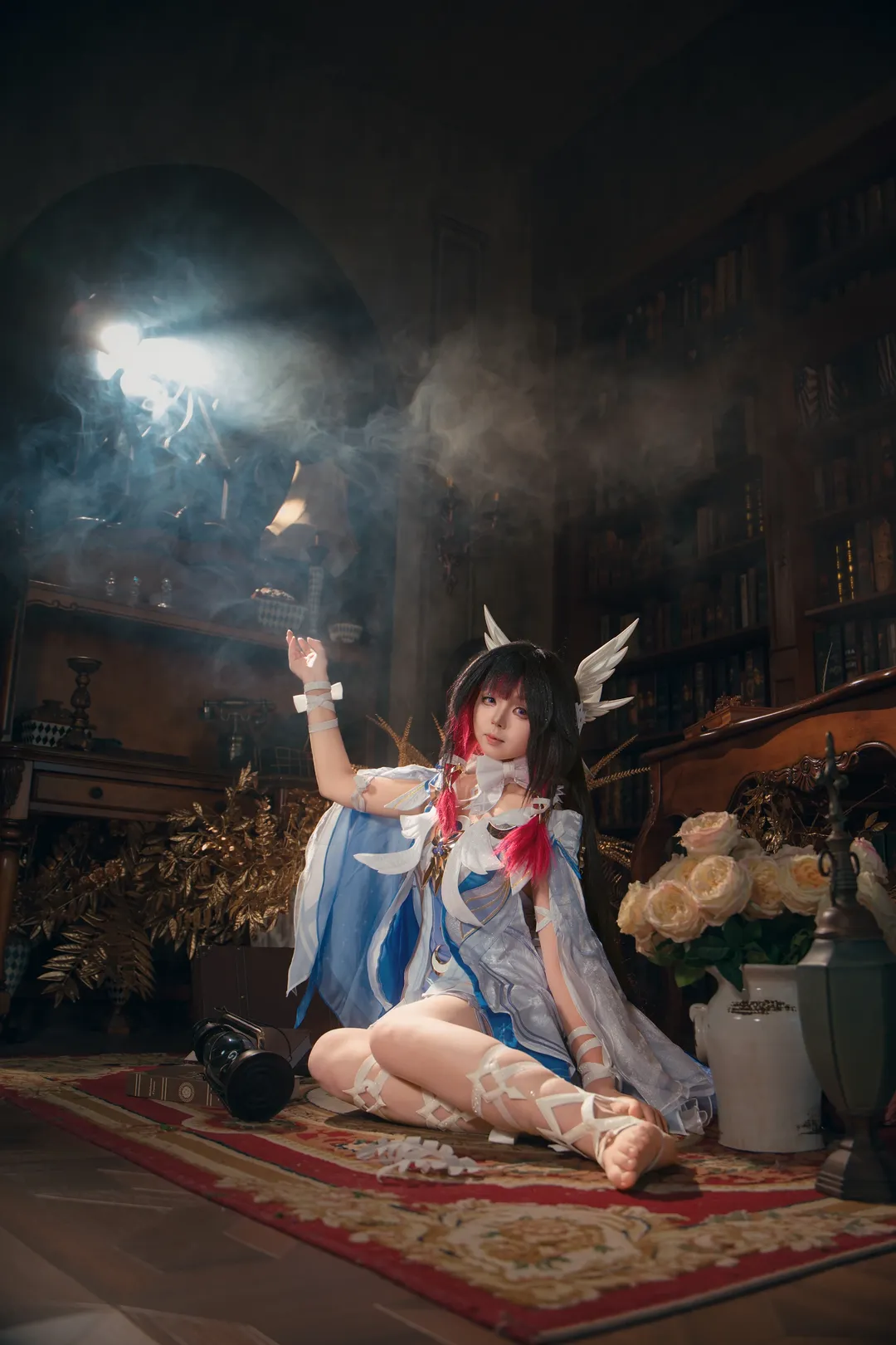 Roleplay, Columbina Cosplay, Anime-style photography, Cosplay photoshoot, Maiden's Capriccio - Image 2