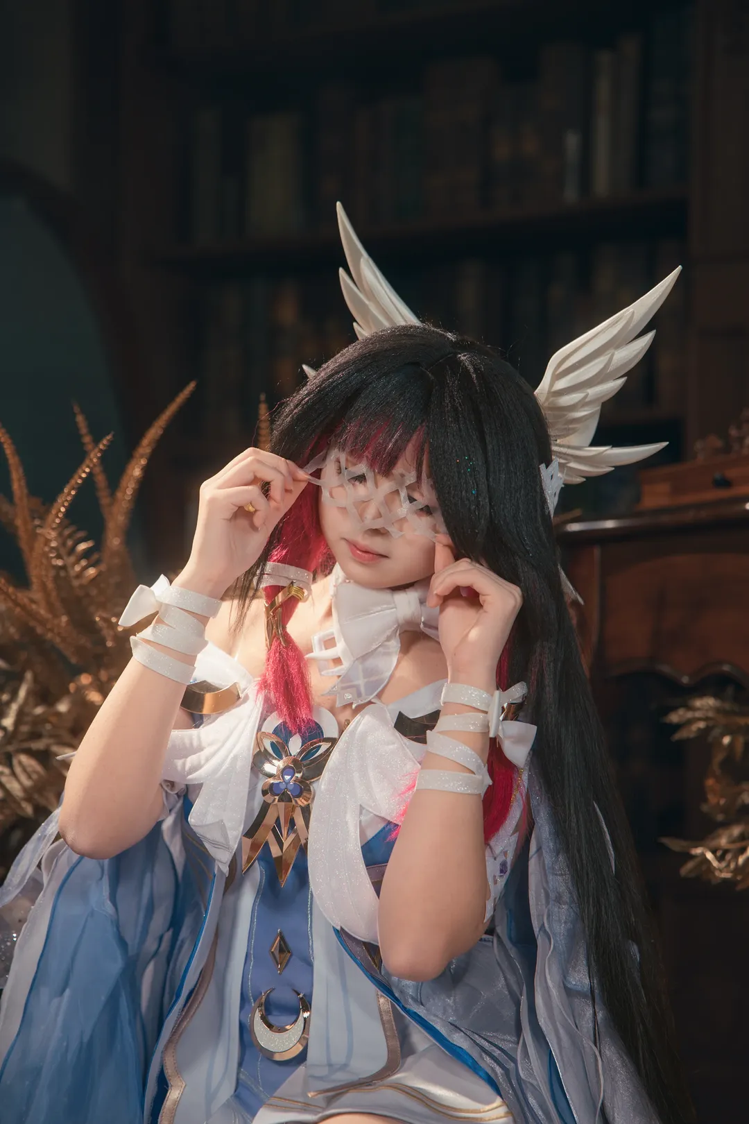Roleplay, Columbina Cosplay, Anime-style photography, Cosplay photoshoot, Maiden's Capriccio - Image 4