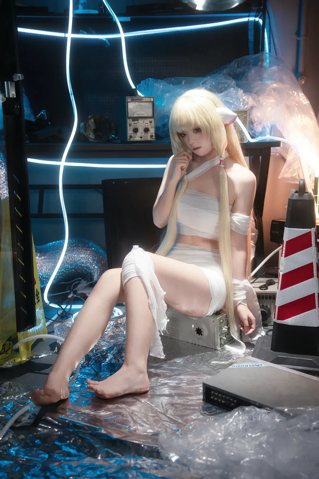 cosplay, 小叽cos, 人形电脑天使心, 赛博风, 氛围感正片 - 第2张