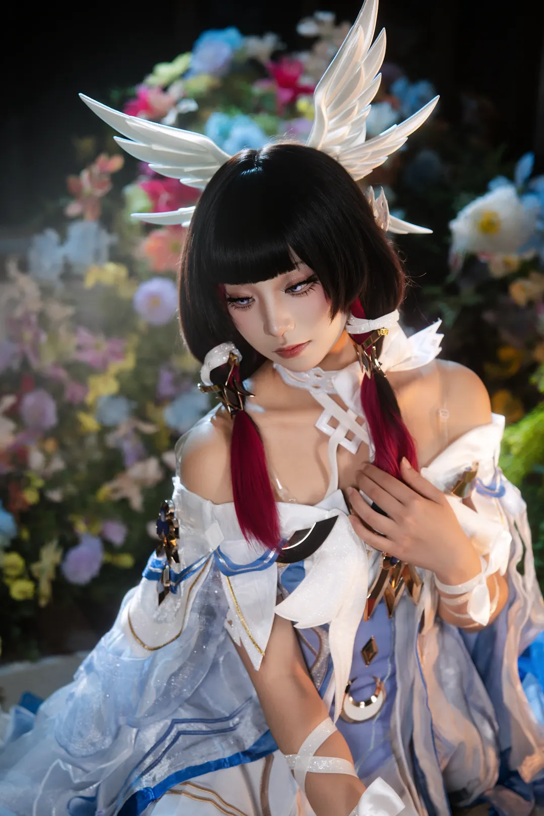 コロンビーナ コスプレ, コスプレ, 二次元コスプレ, スイートガール コスプレ, 次元幻想カラコン - 1枚目